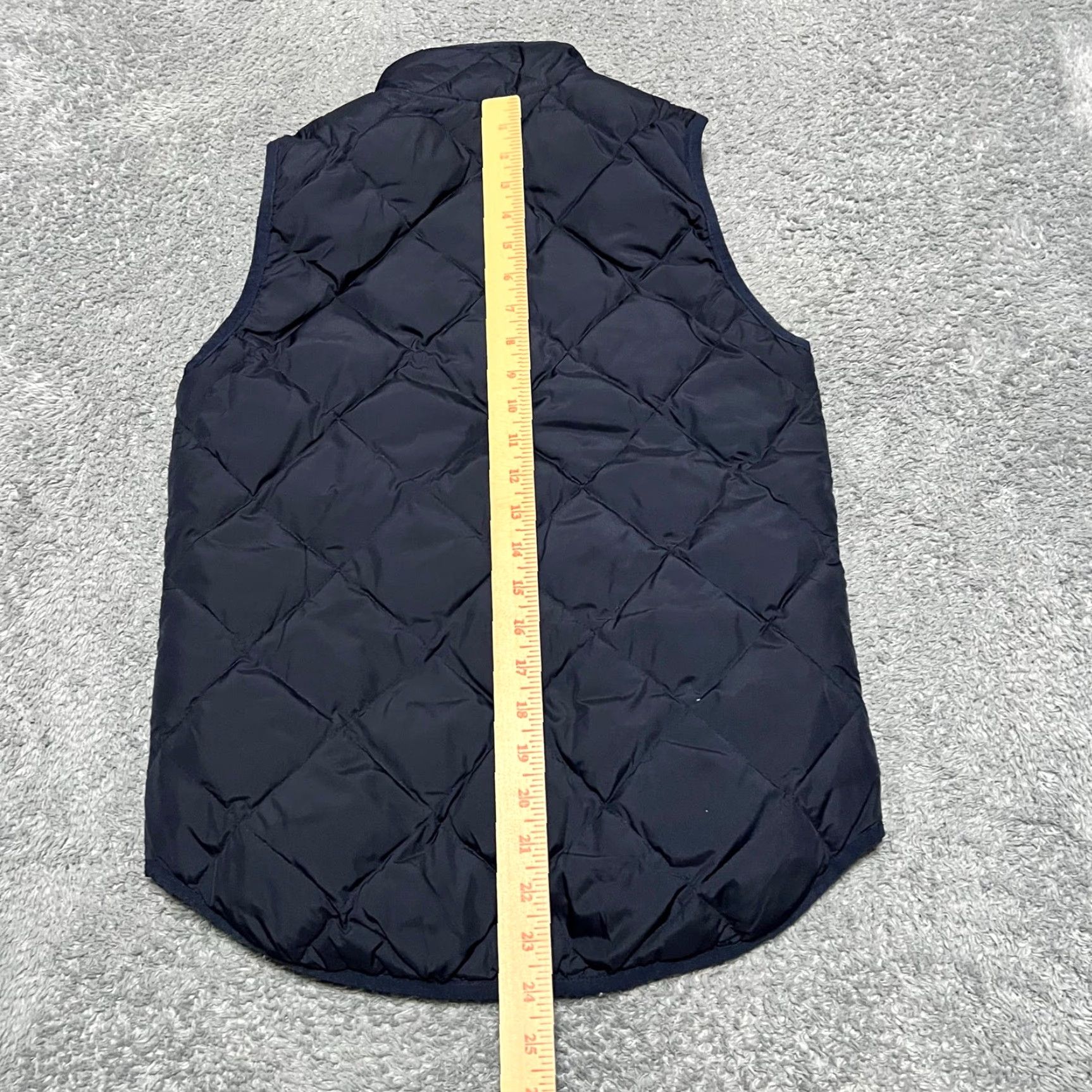J.Crew VINTAGE J. Crew Vest Womens XXS Excursion Quilted Puffer Jacket Navy Blue Down Size XXS / US 00 / IT 34 - 5 Thumbnail