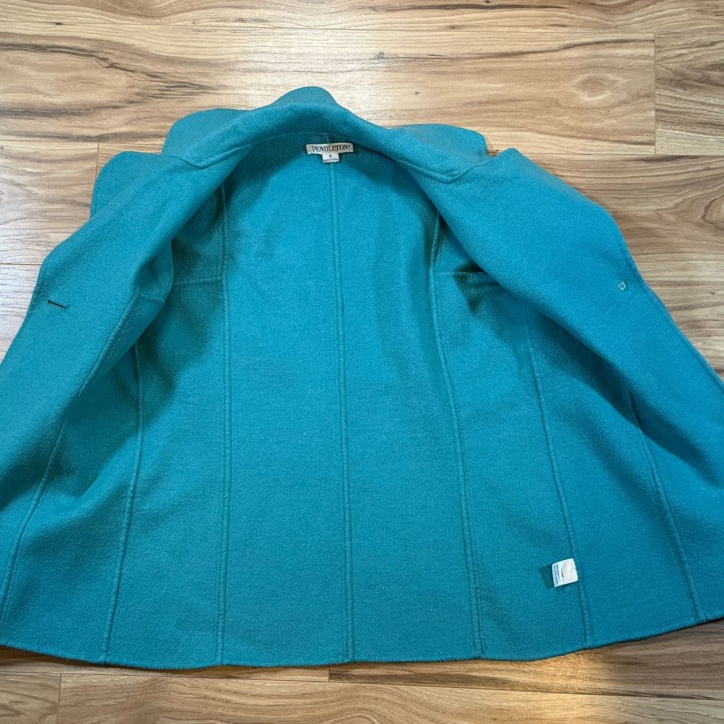 Pendleton Pendleton Women’s Wool Jacket S Teal Size S / US 4 / IT 40 - 3 Thumbnail