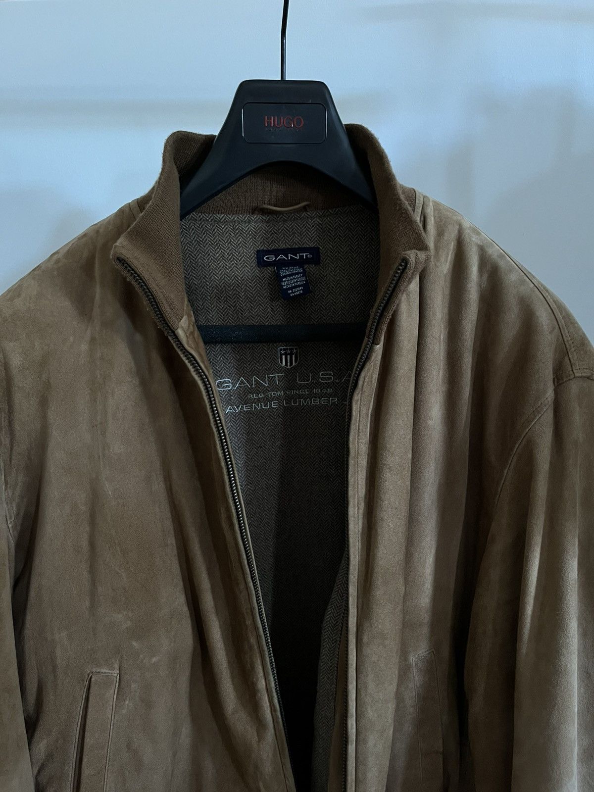 Gant GANT suede leather jacket park avenue lumber jacket Size US XL / EU 56 / 4 - 4 Thumbnail