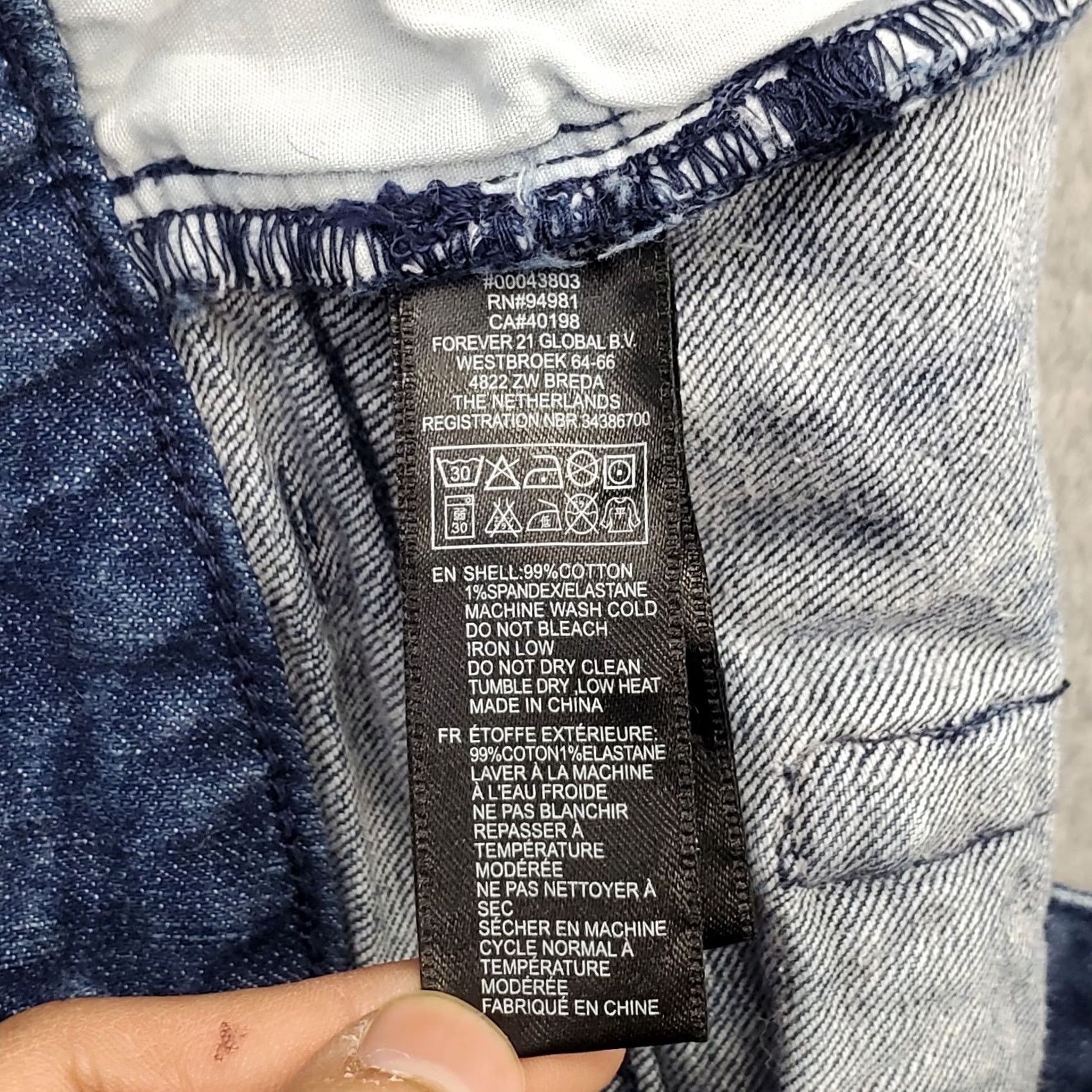 Vintage XXI Womens Denim Shorts 28 Blue Flat Front Medium Wash Braided Detail Vintage No Size 28" / US 6 / IT 42 - 7 Thumbnail