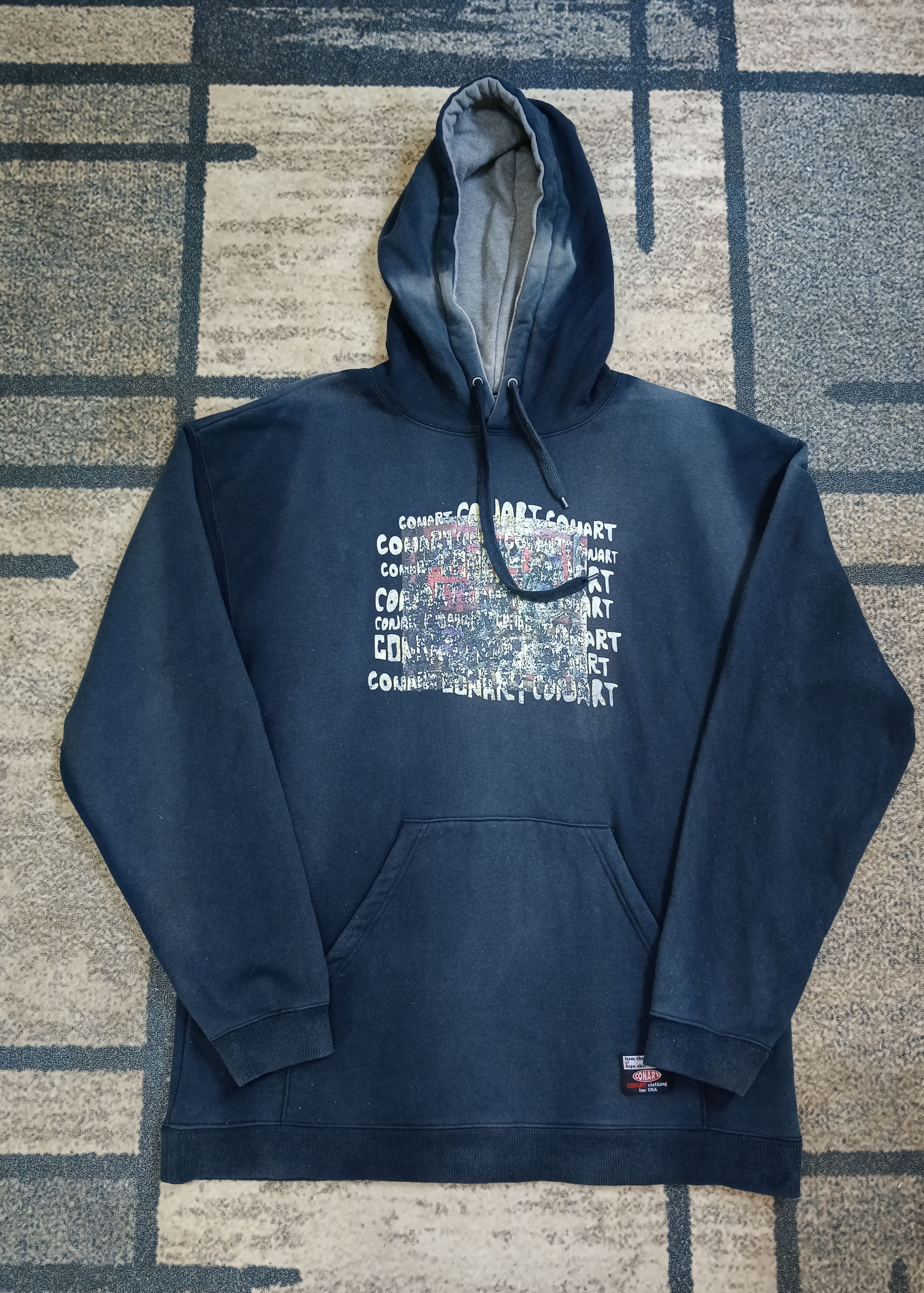 Rap Tees × Vintage SICK🔥FADE VINTAGE CONART 90s HOODIE Size US L / EU 52-54 / 3 - 2 Thumbnail