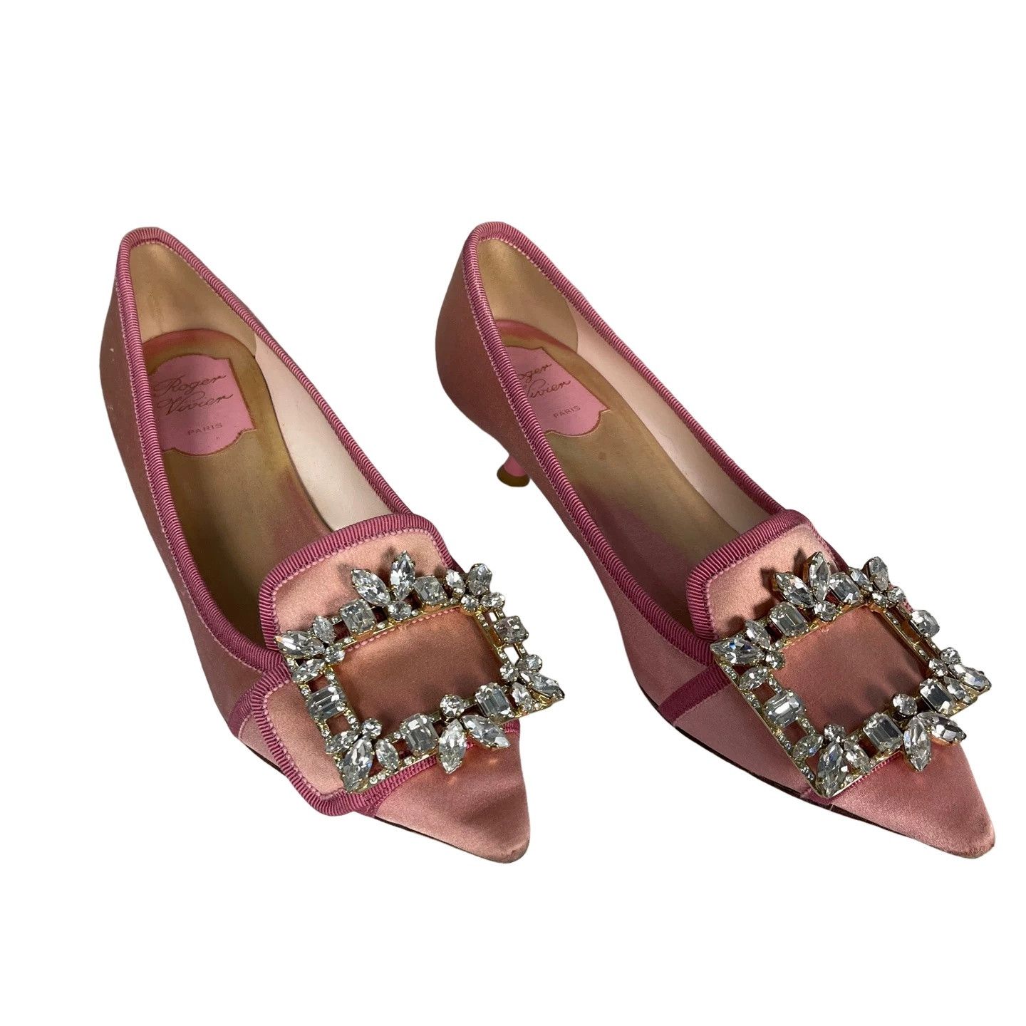 Roger Vivier Roger Vivier Rhinestone Buckle Pumps Size 36.5 Size US 6.5 / IT 36.5 - 1 Thumbnail