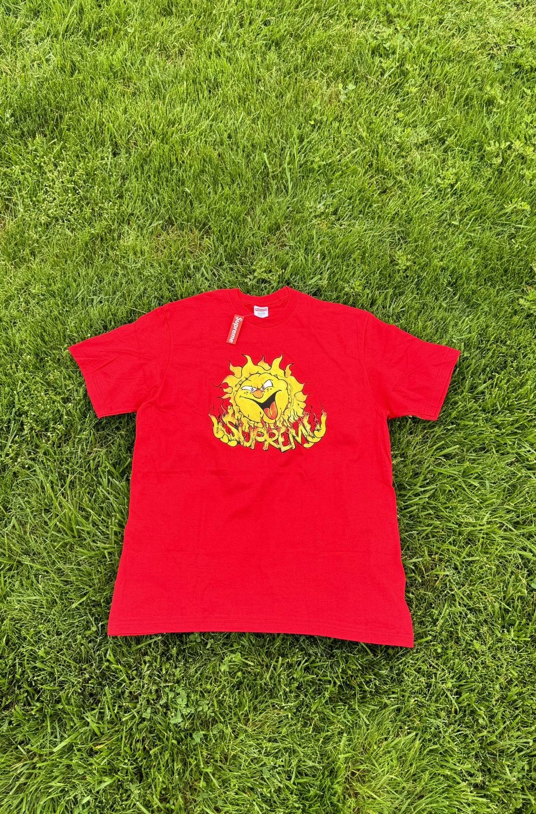 Supreme Supreme Sun Tee Red FW20 Size US M / EU 48-50 / 2 - 1 Thumbnail