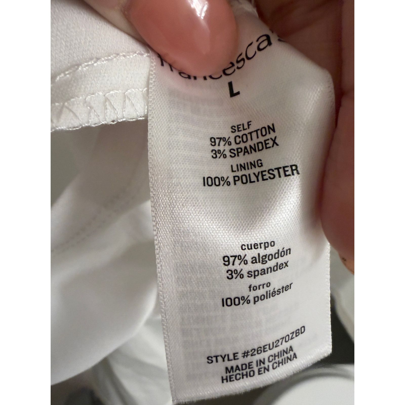 Other Francesca's White Strapless Corset Ruffle Hem Mini Dress Size L / US 10 / IT 46 - 7 Thumbnail