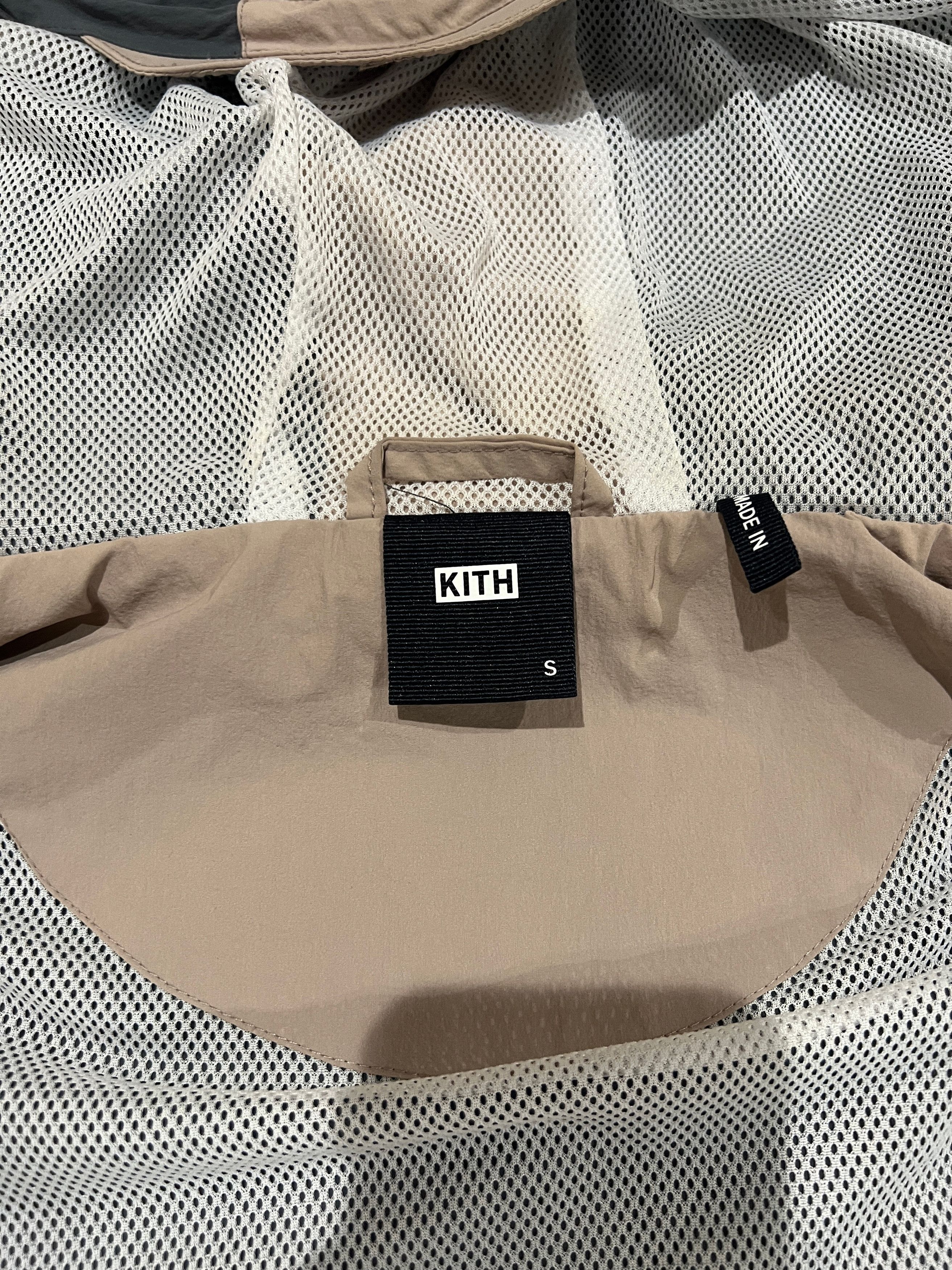 Kith Madison Hooded Zip-Up Jacket Brown / Gray – Size S
