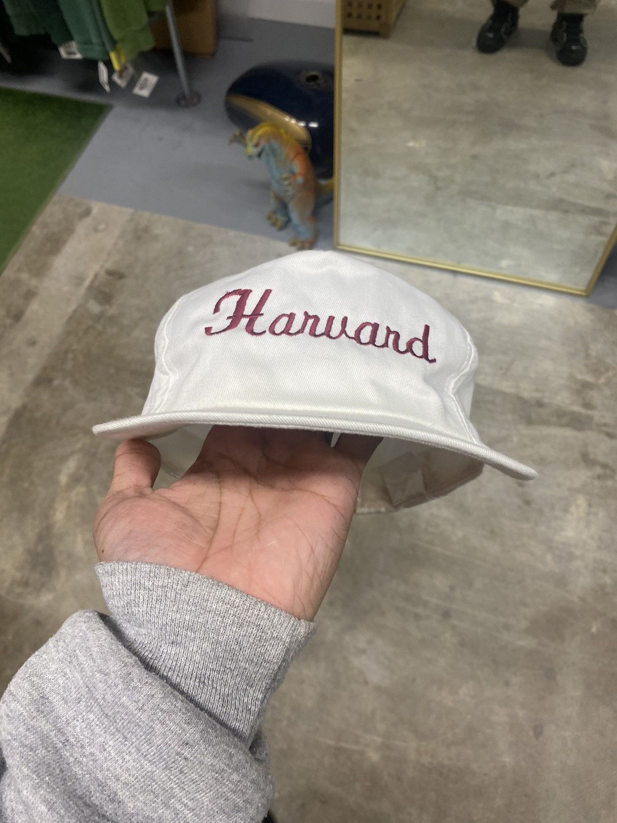 Vintage HARVARD SCRIPT Snap-back Hat