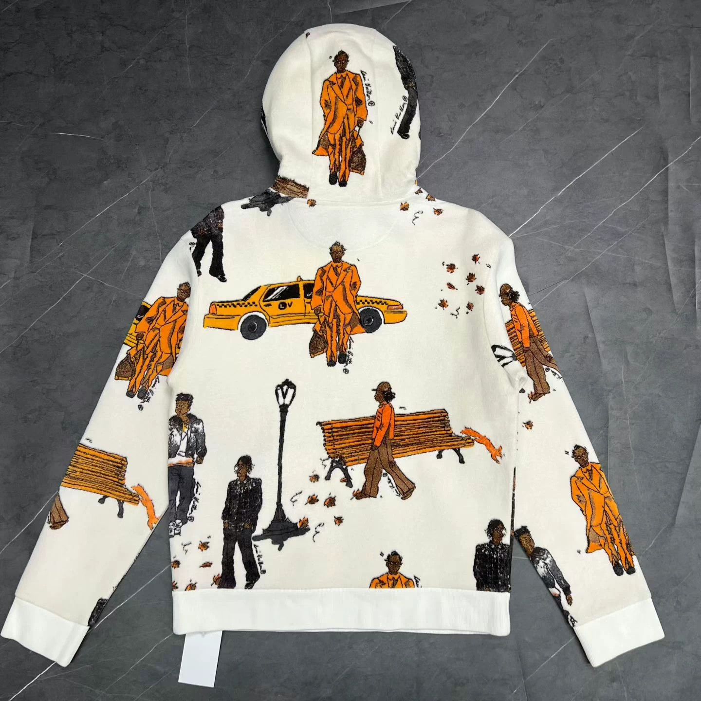 Louis Vuitton Louis Vuitton (LV) flocked hooded sweater Size S / US 4 / IT 40 - 2 Thumbnail