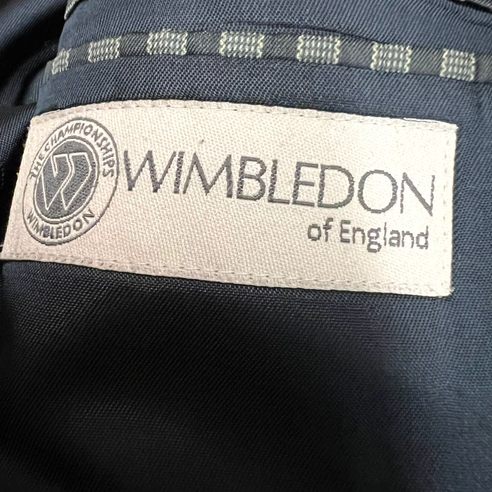 Vintage Wimbledon Blazer Mens Size 50 Blue Made South Africa Wool Single Breast Suit Size 50R - 6 Thumbnail