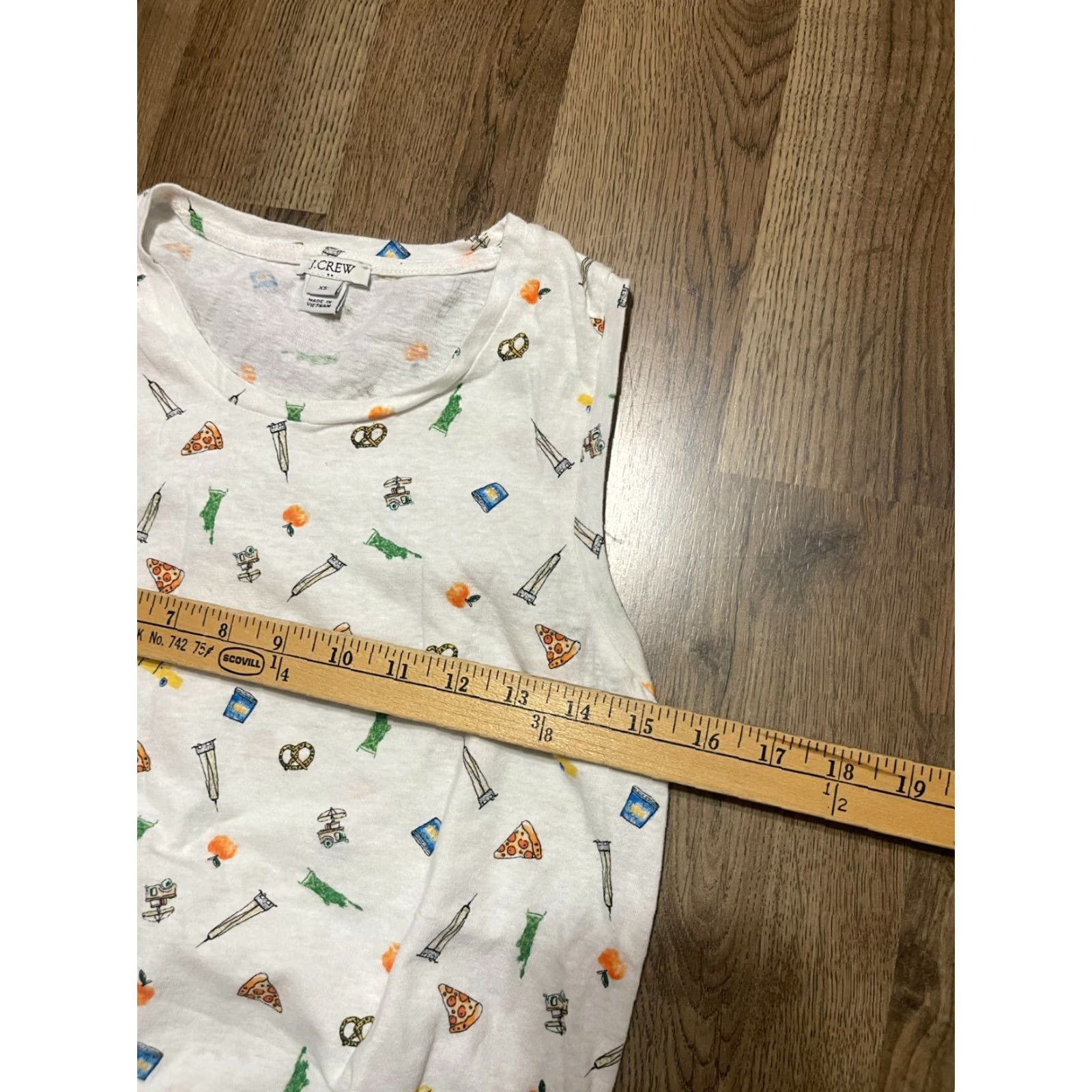 J.Crew J.CREW Tank Top Women's XS White Front Waist Tie Tank Size XS / US 0-2 / IT 36-38 - 3 Thumbnail