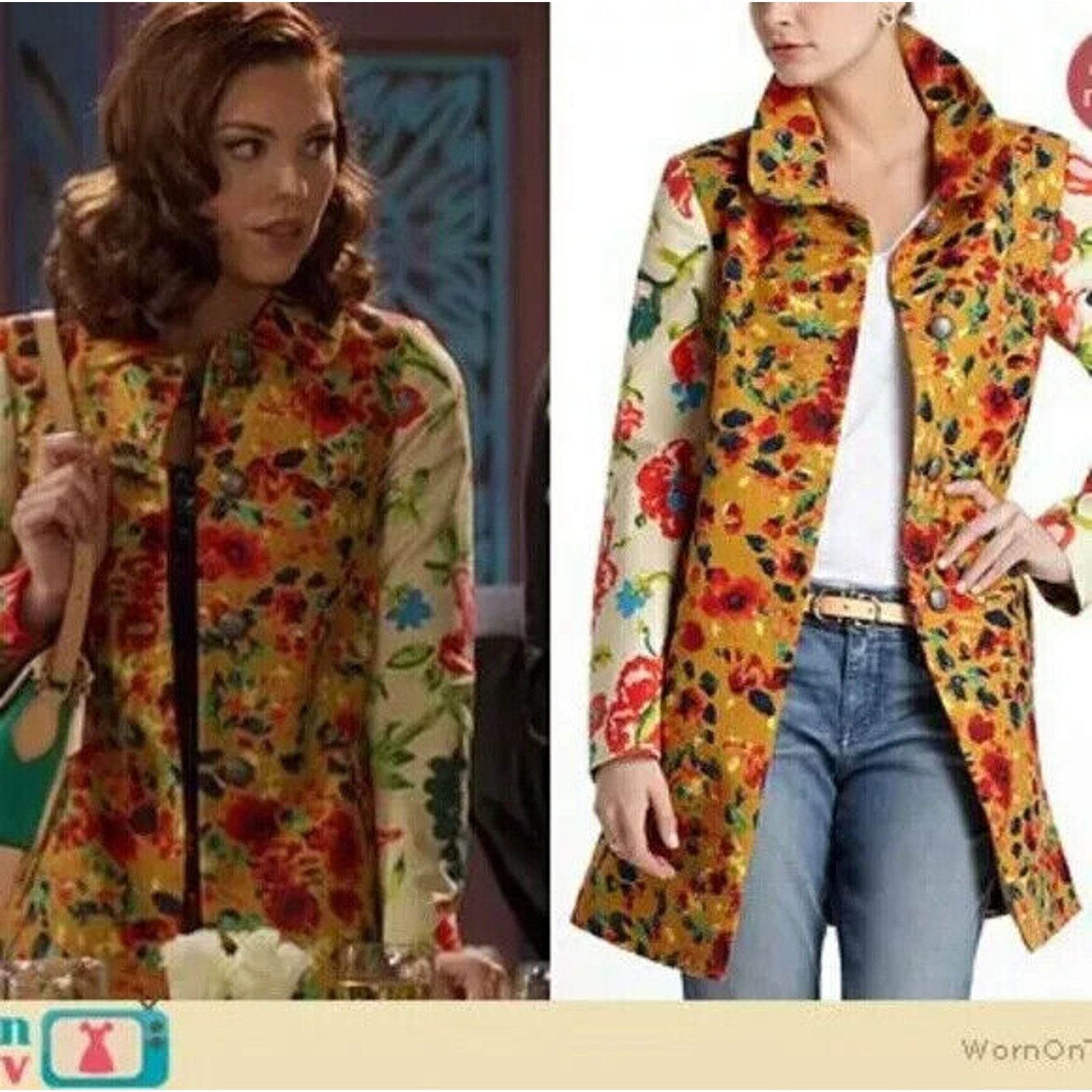 Anthropologie ANTHROPOLOGIE ELEVENSES FLORAL GARDEN PRINT BUTTON COAT SZ 0 Size XS / US 0-2 / IT 36-38 - 7 Thumbnail