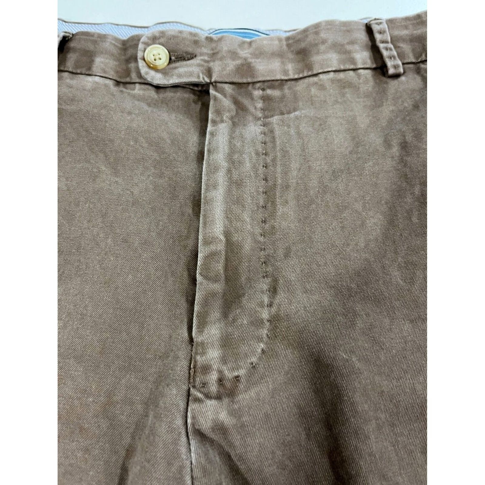 Peter Millar Peter Millar Men’s Crown Pima Cotton Chino Pants Sz 36x30 Brown Vintage Straight Front Pants Mens Size US 36 / EU 52 - 7 Thumbnail