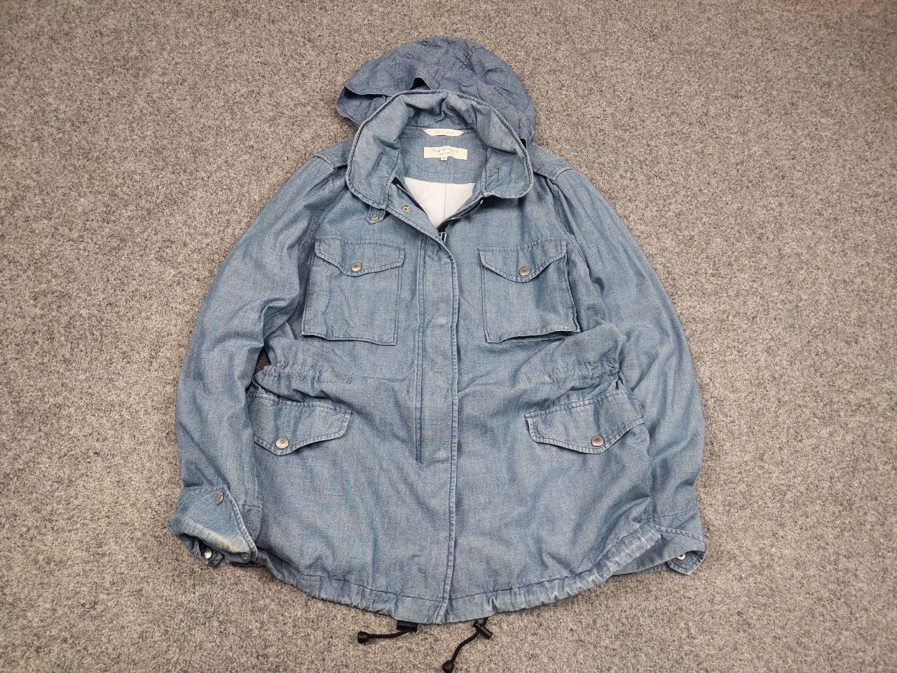 Rag & Bone Rag & Bone USA Design Canvas Light Pocket Military Jacket Size L / US 10 / IT 46 - 2 Thumbnail