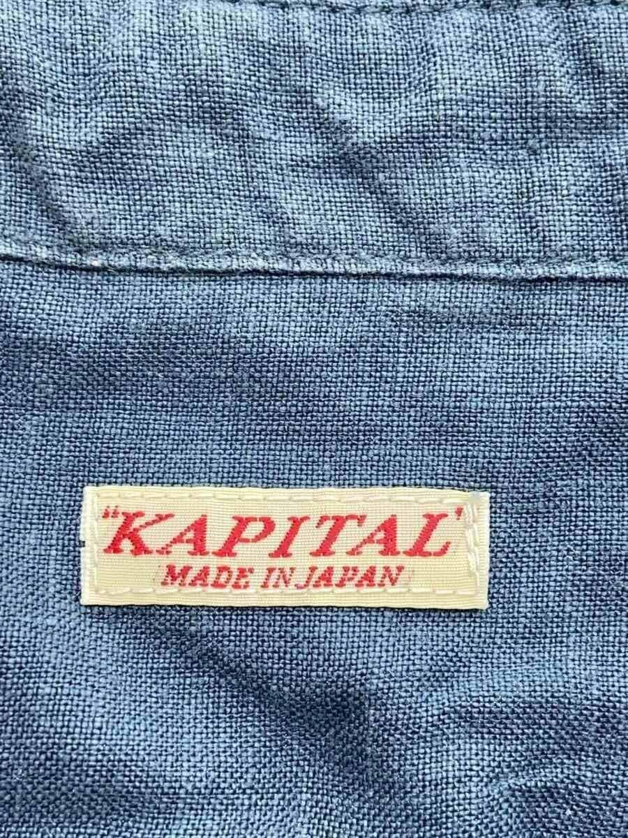 Kapital Cargo Linen Shirt Size US L / EU 52-54 / 3 - 3 Thumbnail