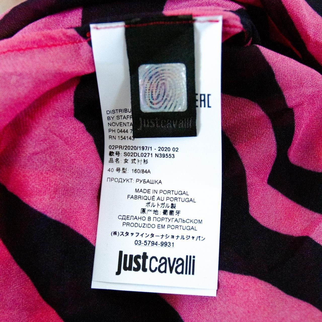 Just Cavalli NWT Just Cavalli Semi-Sheer Zebra Print Shirt Blouse Size S / US 4 / IT 40 - 5 Thumbnail