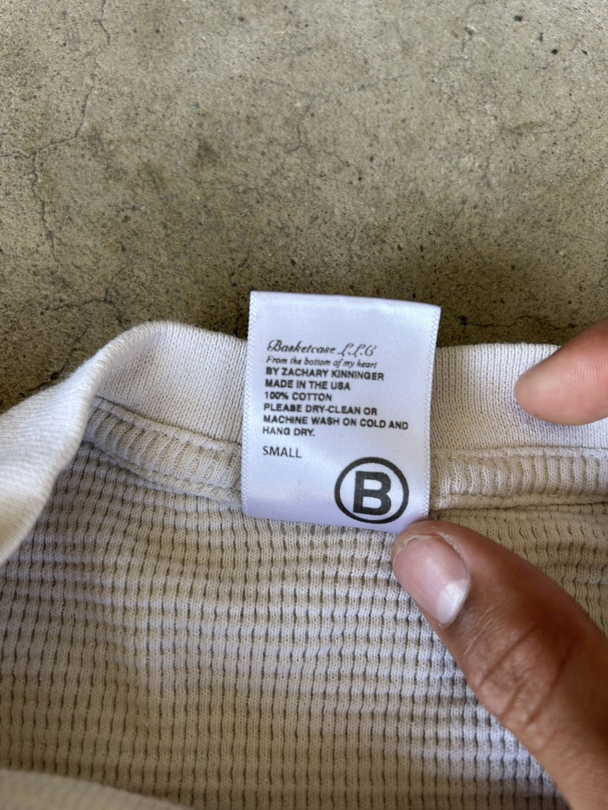 basketcase gallery Basketcase Gallery Cropped Waffle Knit Longsleeve Size US S / EU 44-46 / 1 - 4 Thumbnail