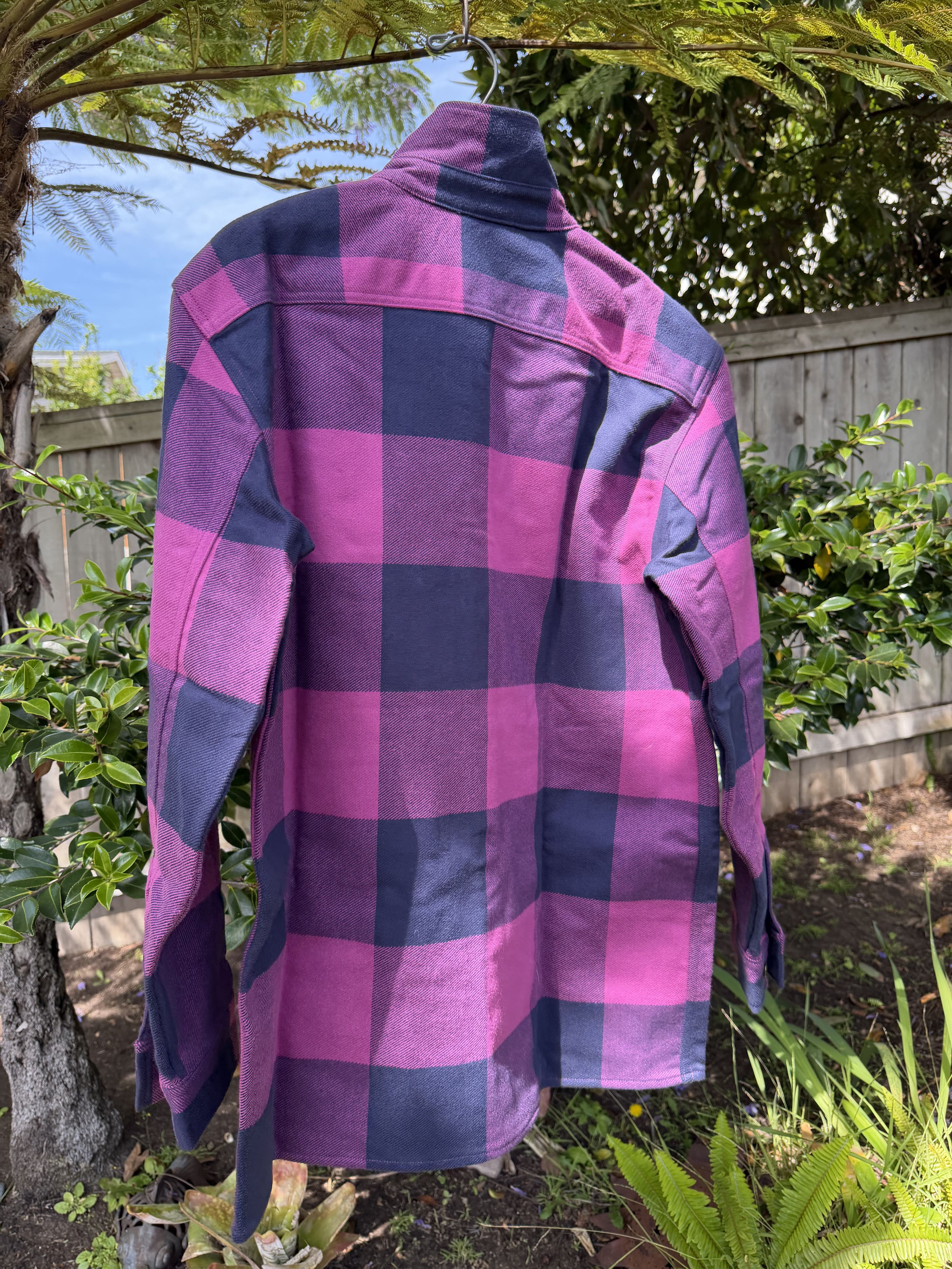 Stan Ray Stan Ray Flannel Shirt Jacket Purple Check Small Size US S / EU 44-46 / 1 - 5 Thumbnail