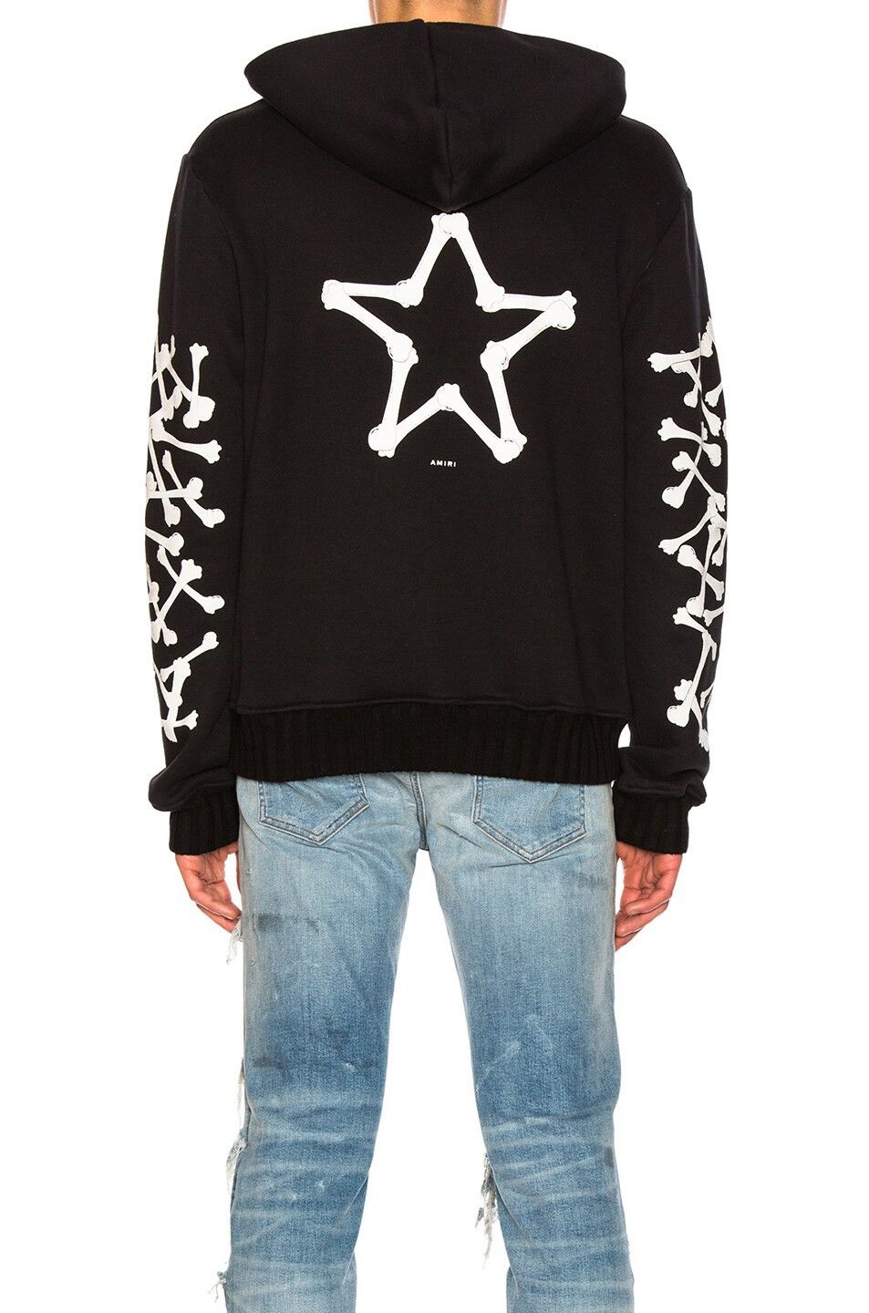 Amiri Very Rare Amiri Bones Star Hoodie Size US XXL / EU 58 / 5 - 3 Thumbnail