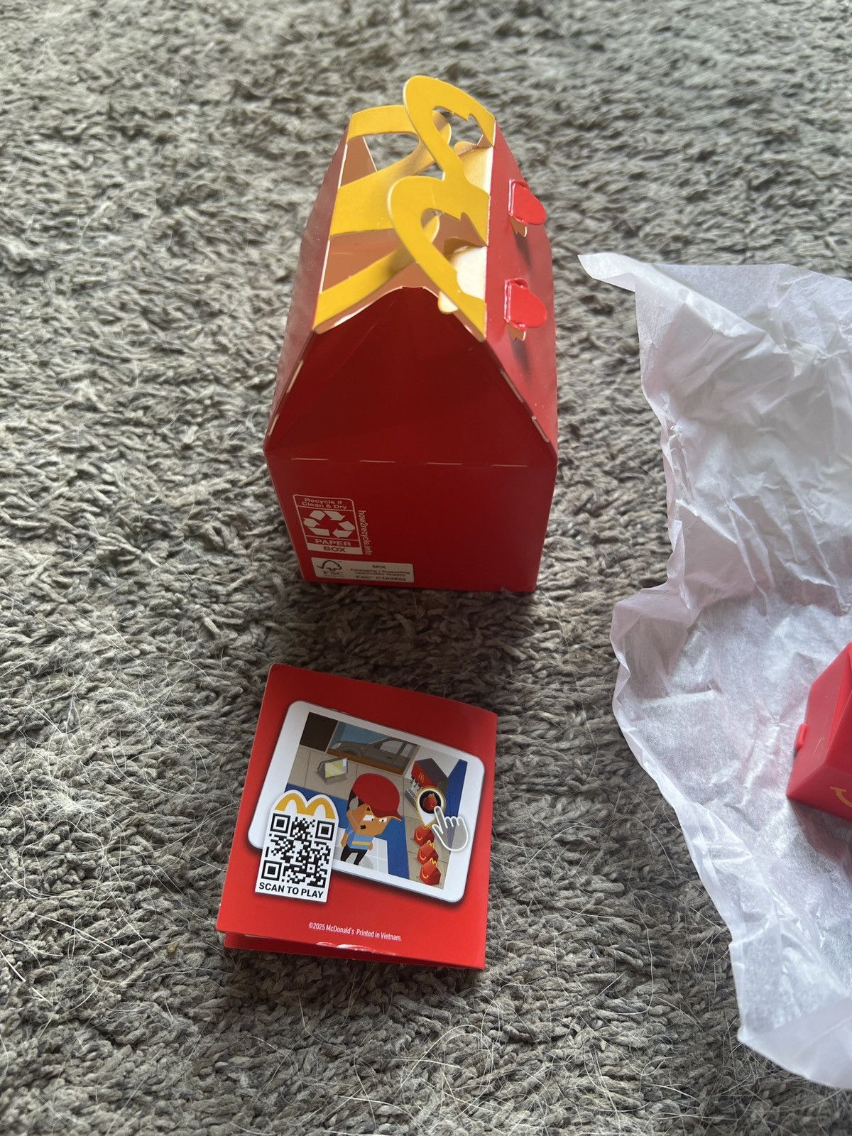 Hypebeast 2025 Lil McDonald’s Happy Meal Box Miniature Size ONE SIZE - 6 Thumbnail