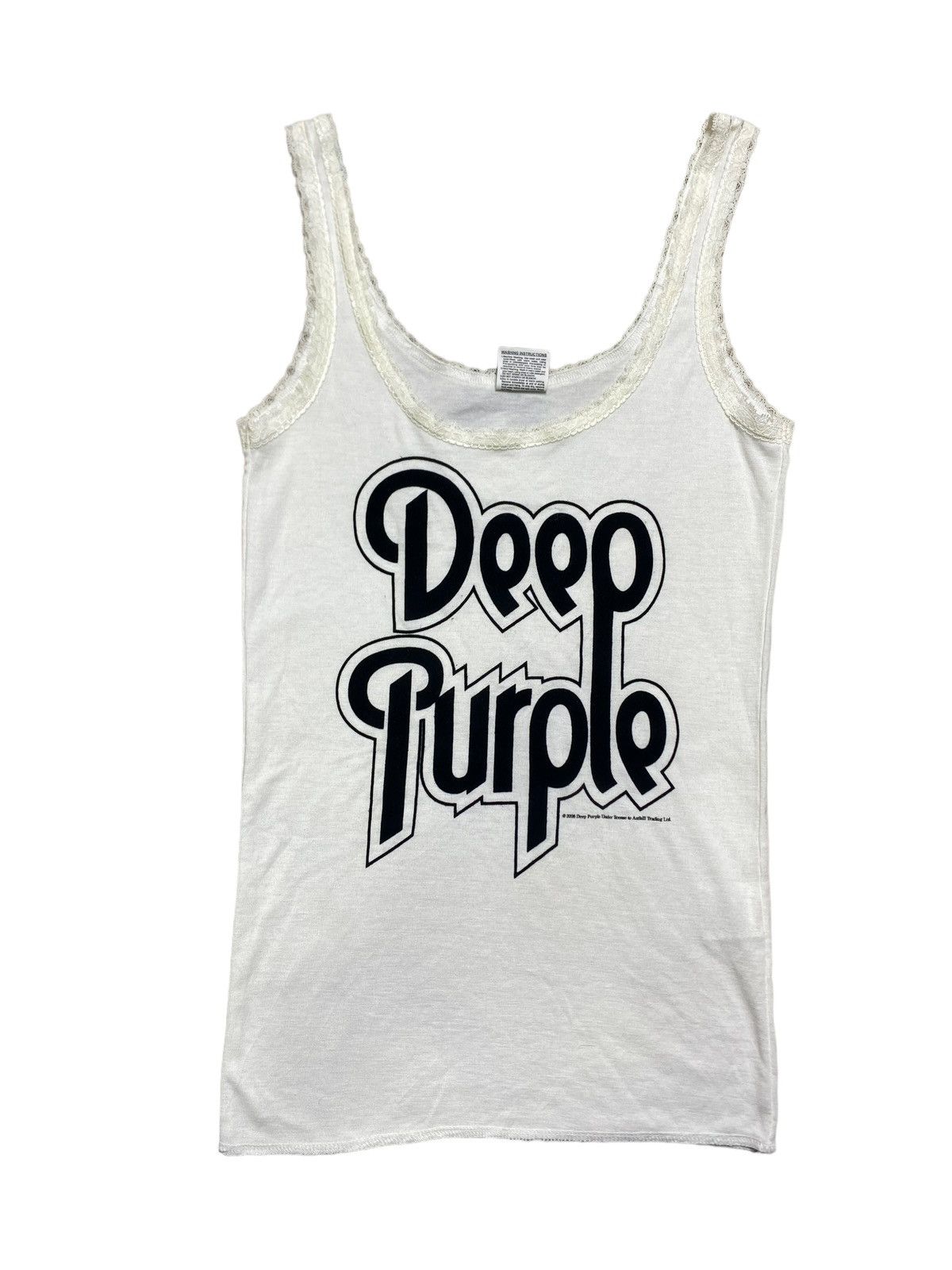 Band Tees VINTAGE DEEP PURPLE 2008 SLEEVELESS Size S / US 4 / IT 40 - 1 Thumbnail