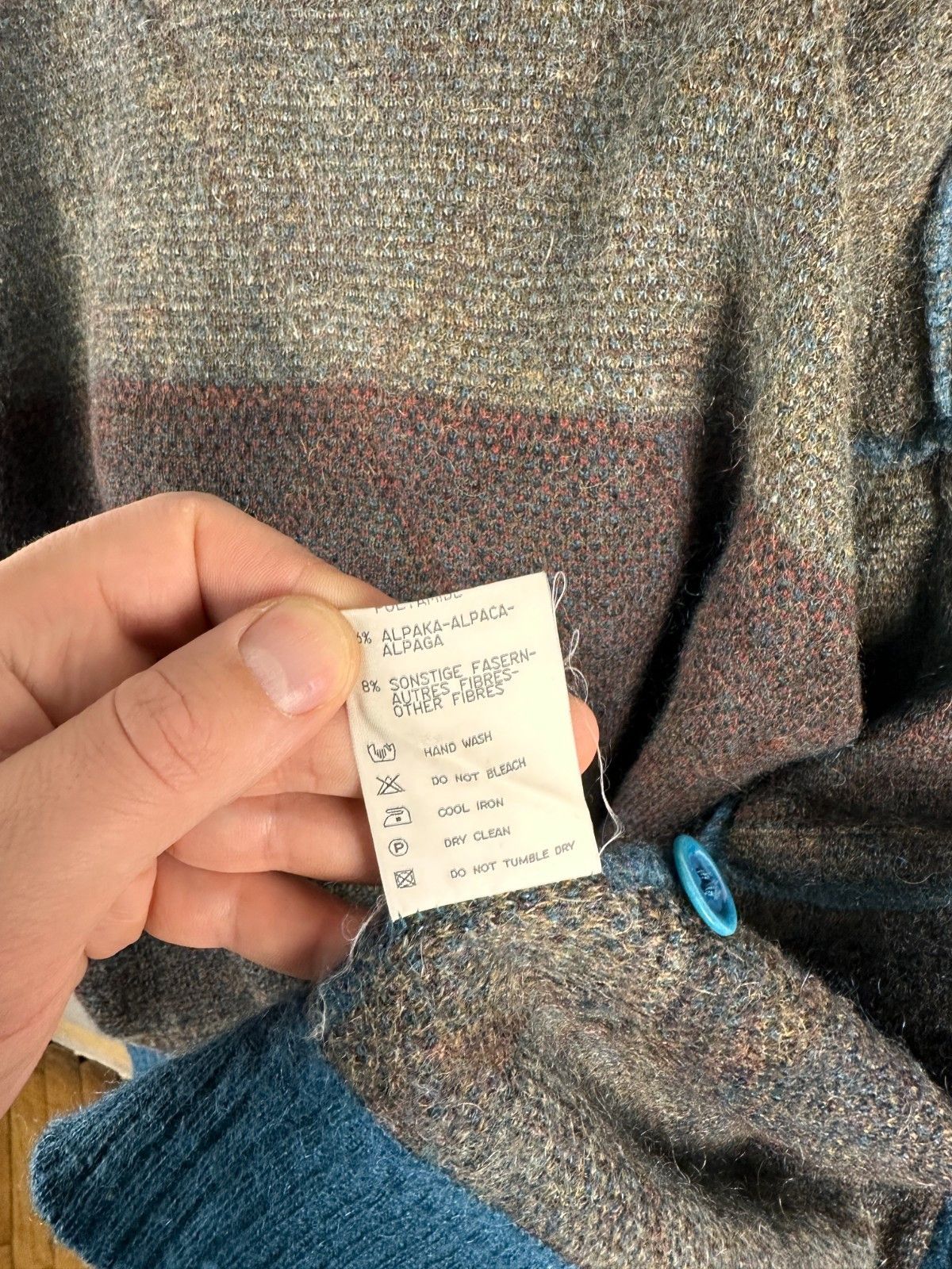 Bogner Vintage Bogner Mohair Cardigan Sweater Knit Fullprint US14 Size XL / US 12-14 / IT 48-50 - 10 Thumbnail