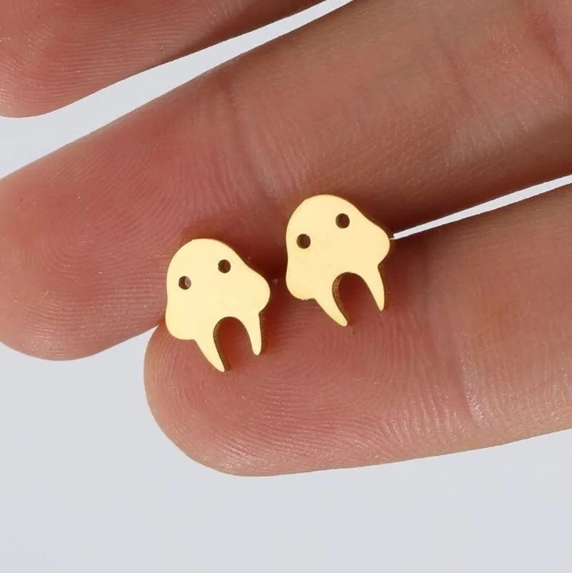 Jewelry Walrus Stud Earrings Charm Earring Gift Size ONE SIZE - 1 Thumbnail