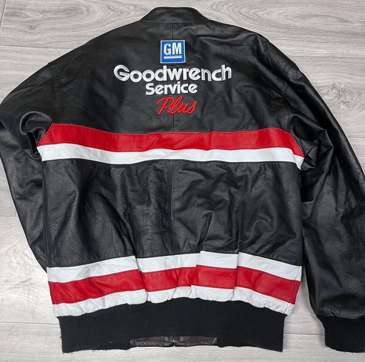 Chase Authentics × NASCAR Chase Authentic’s GoodWrench Leather Jacket Size US M / EU 48-50 / 2 - 4 Thumbnail