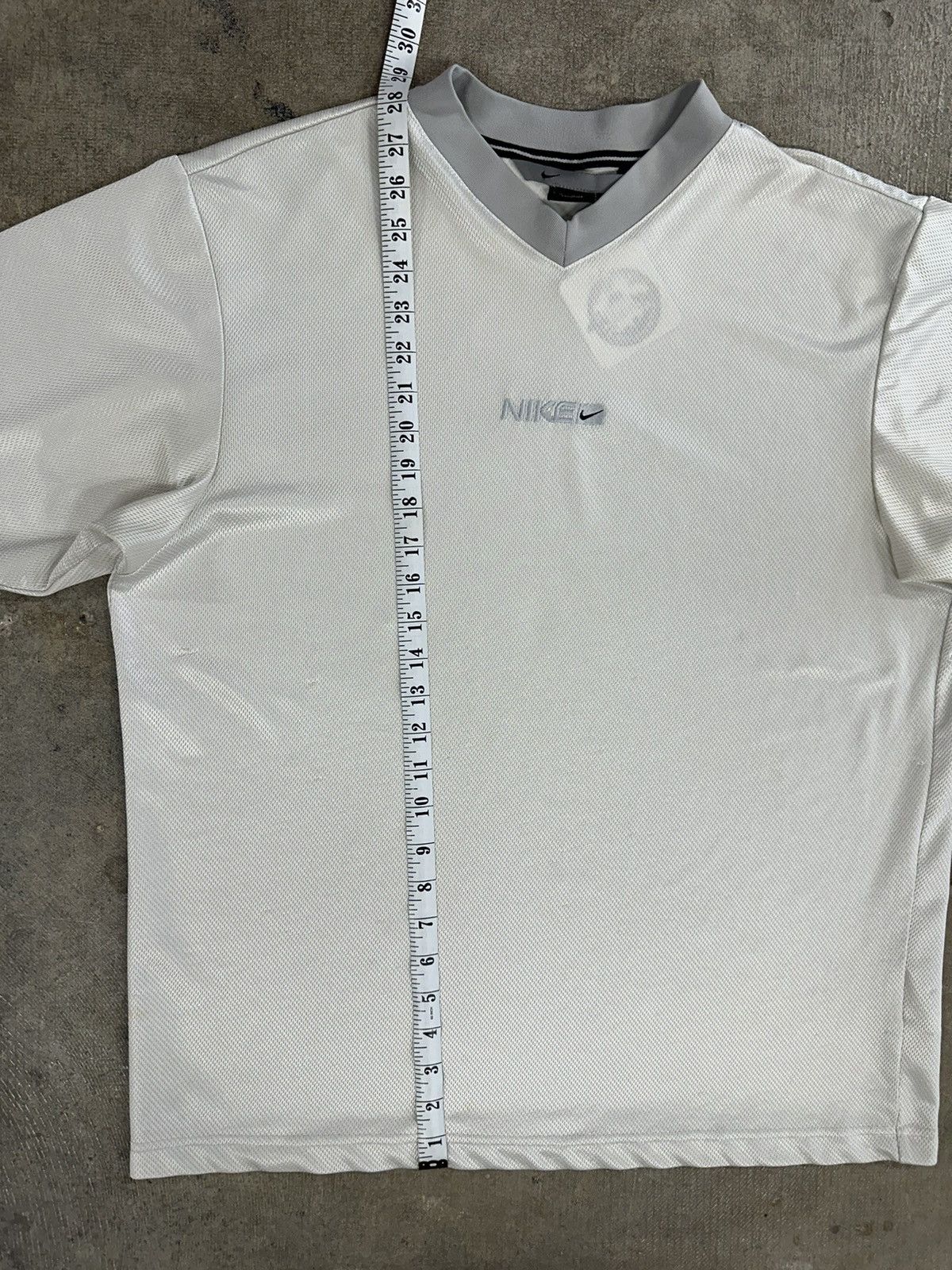 Nike × Vintage Crazy Y2K Nike Mid Logo Mesh Soccer Jersey Size US M / EU 48-50 / 2 - 12 Thumbnail