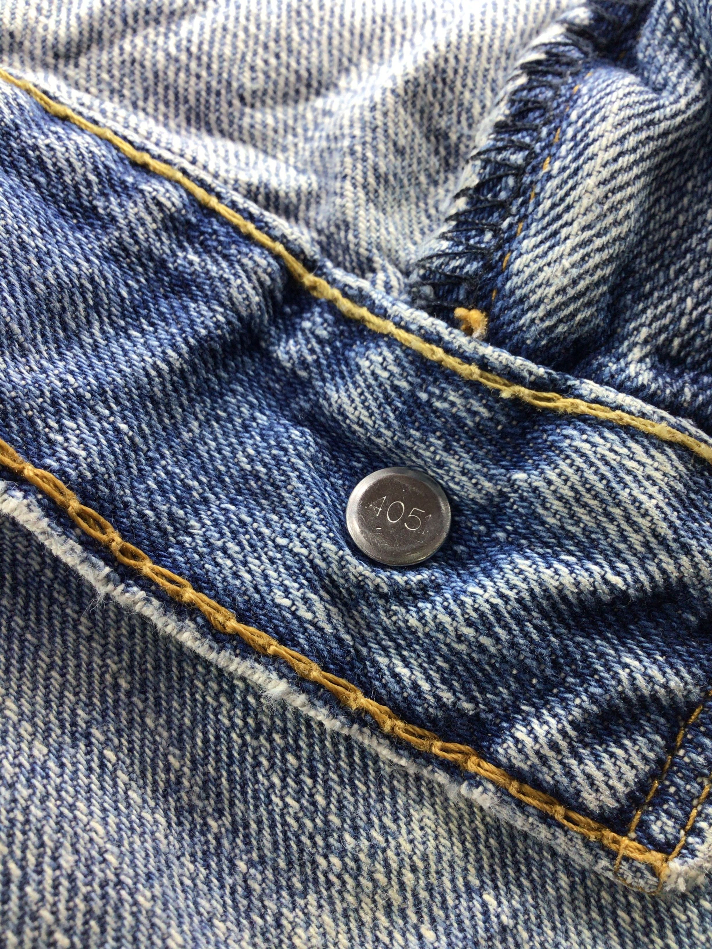 Levi's Vintage Levis 527 Jeans Dirty Blue Flare Denim KJ223 Size US 38 / EU 54 - 11 Thumbnail