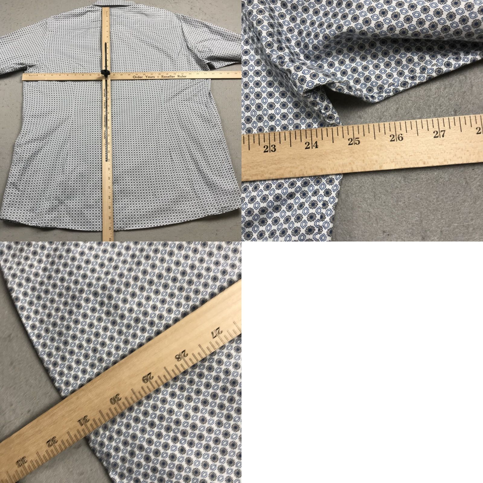 Eton Etón Shirt Mens 17.5 44 White Cotton Button Collared Dress Shirt Long Sleeve Regular Vintage No N/A Size US XXL / EU 58 / 5 - 8 Thumbnail