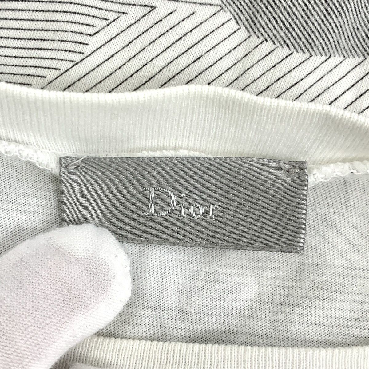 Dior Dior Color Block Camo Cotton Crew Neck T-shirt K26WX Size M / US 6-8 / IT 42-44 - 5 Thumbnail