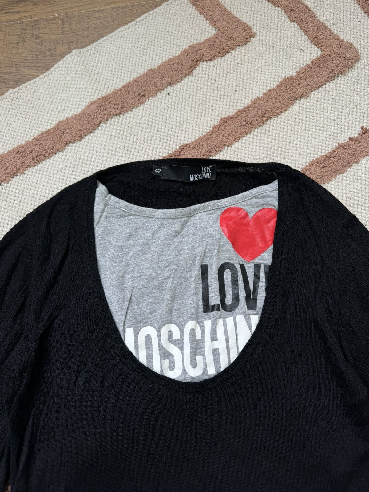 Moschino VINTAGE LOVE MOSCHINO KNITTED LONG SLEEVE Size M / US 6-8 / IT 42-44 - 3 Thumbnail