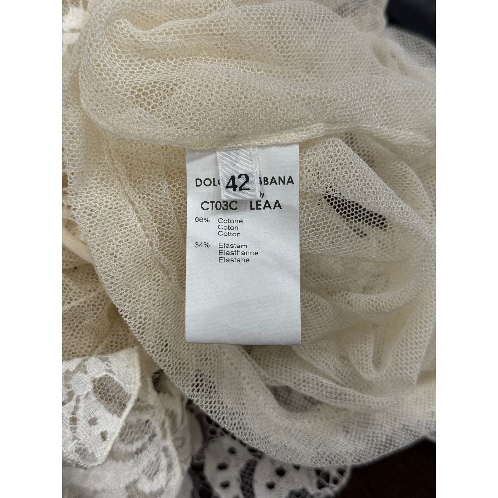 Dolce & Gabbana 1998 Dolce & Gabbana sheer runway butterfly top Size M / US 6-8 / IT 42-44 - 8 Thumbnail