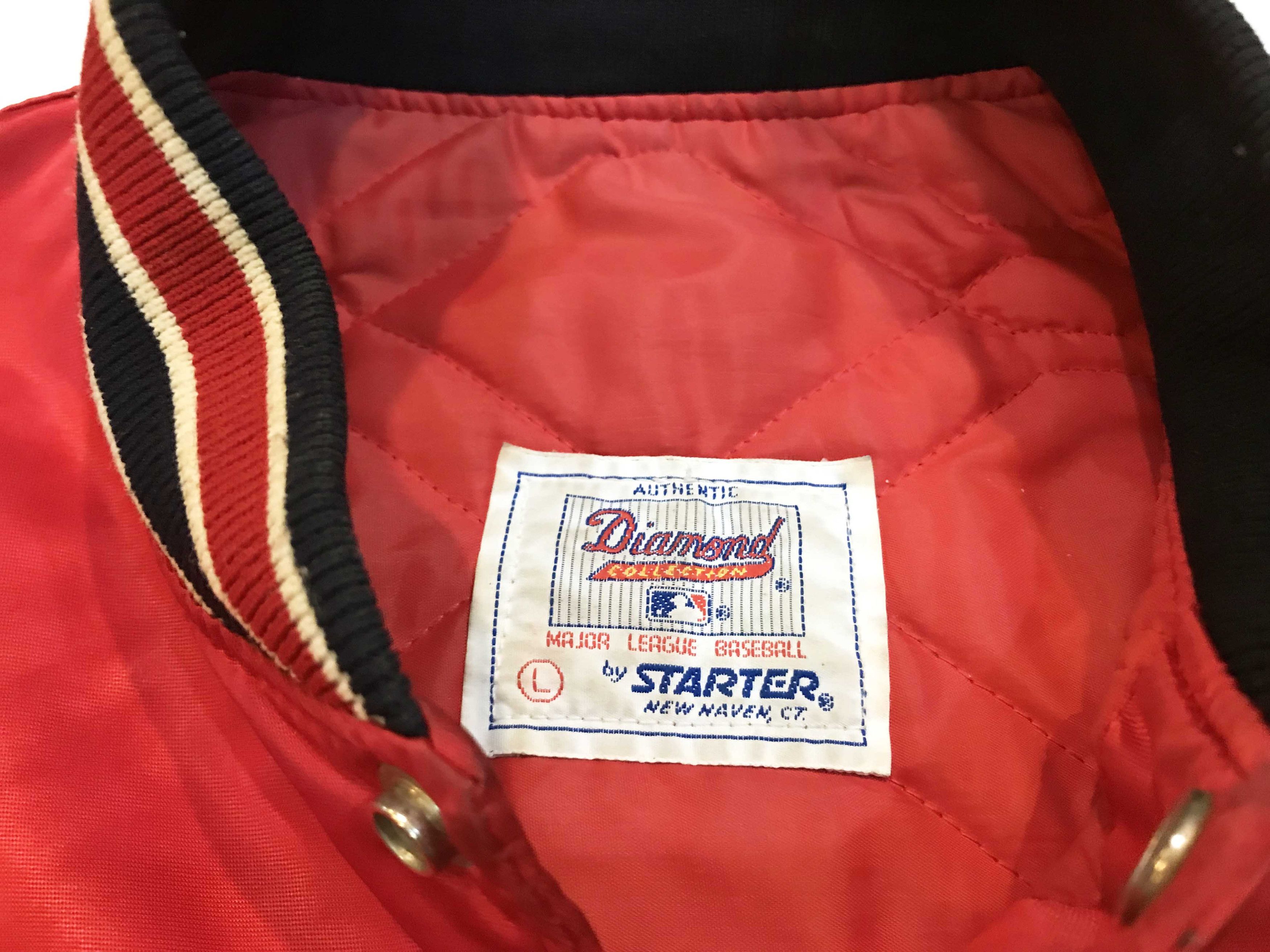 MLB × Starter × Vintage Vintage Starter MLB St. Louis Cardinals Bomber Satin Jacket Size US L / EU 52-54 / 3 - 3 Thumbnail