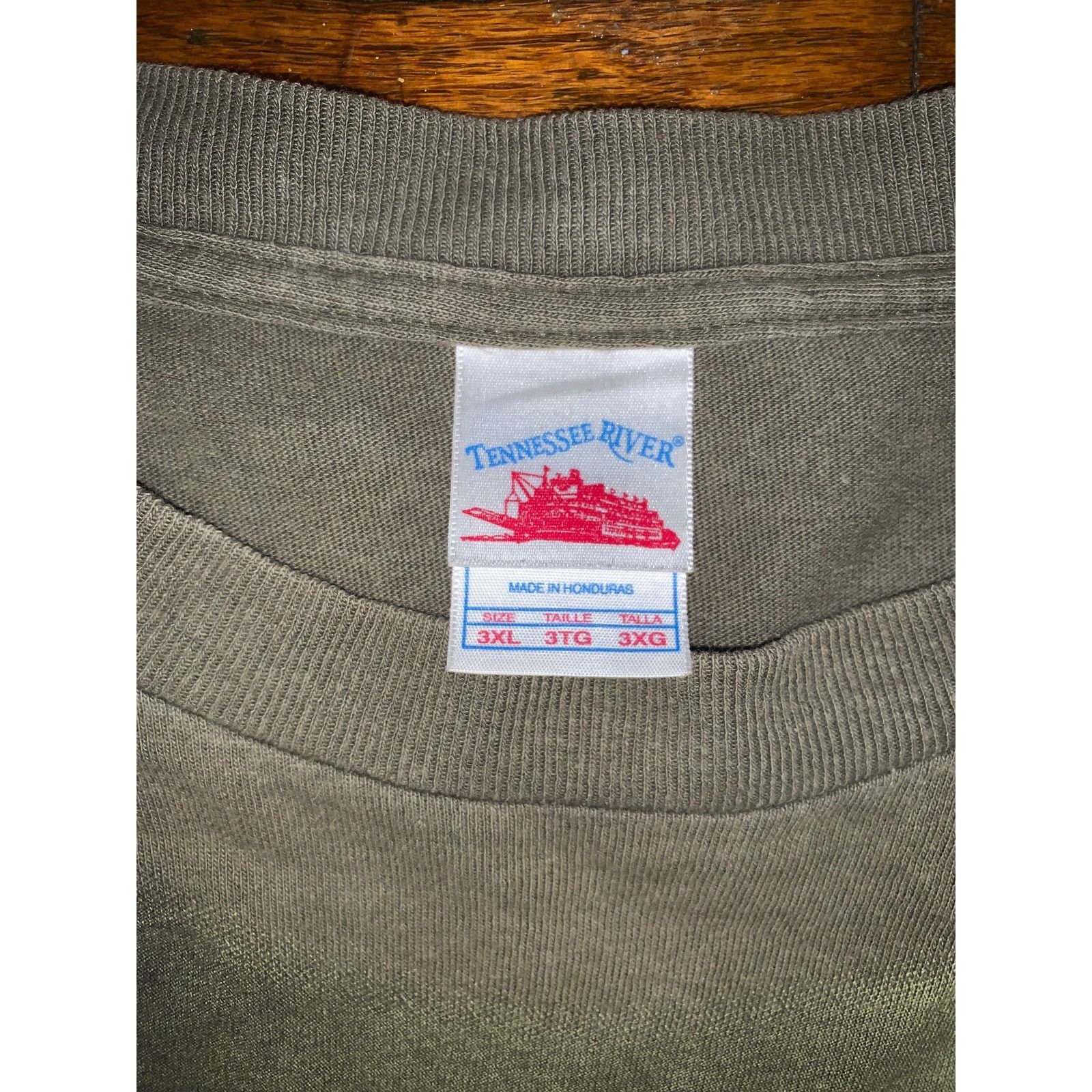 Other × Vintage USMC Semper Fi Bulldog T Shirt 3XL Tennessee River Olive Size US XXL / EU 58 / 5 - 4 Thumbnail