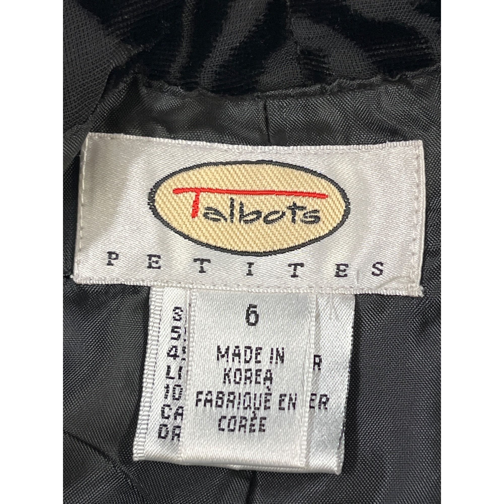 Talbots Talbots Women's Black/Grey Parsley Dress Pants Size 6P SKU 5 Size 28" / US 6 / IT 42 - 3 Thumbnail