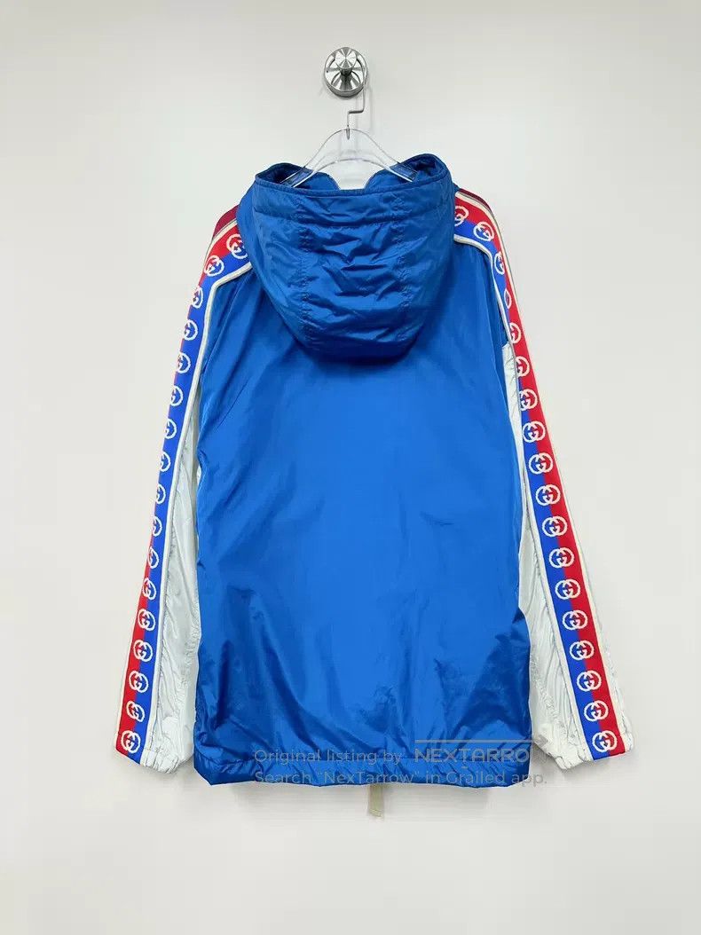 Gucci Gucci Multi-color stitching arm logo zipper hooded jacket Size US M / EU 48-50 / 2 - 2 Thumbnail