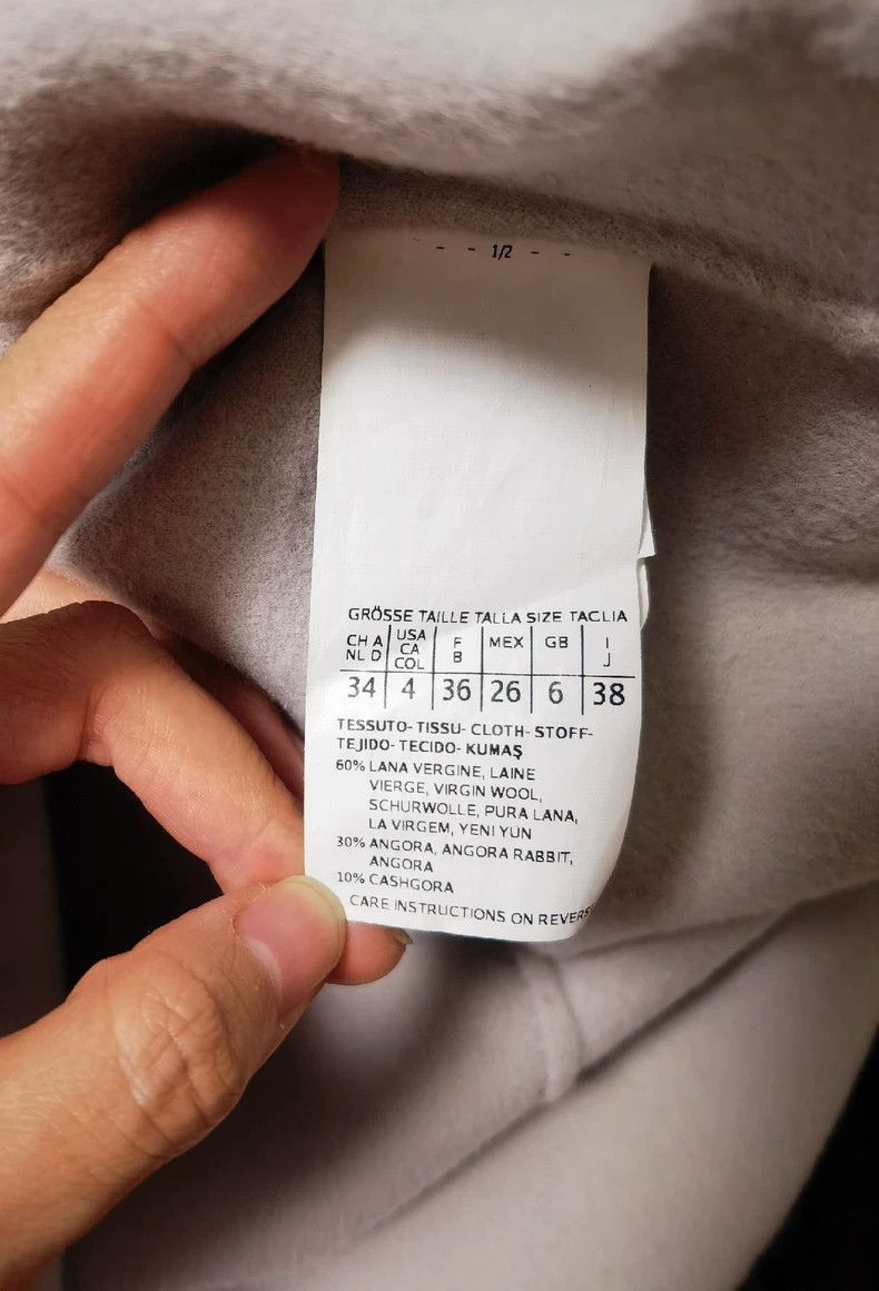 Max Mara Max Mara Mainline White Label, a blend of cashmere, wool, Size M / US 6-8 / IT 42-44 - 4 Thumbnail