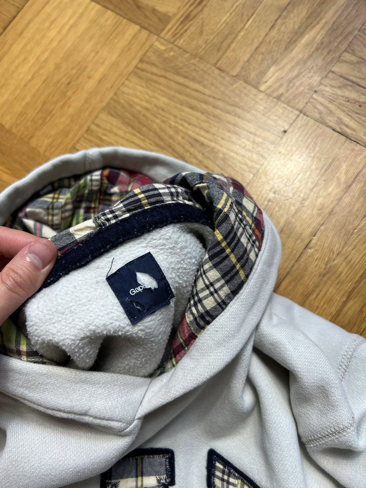 Gap Hoodie GAP big logo spellout Size S / US 4 / IT 40 - 3 Thumbnail