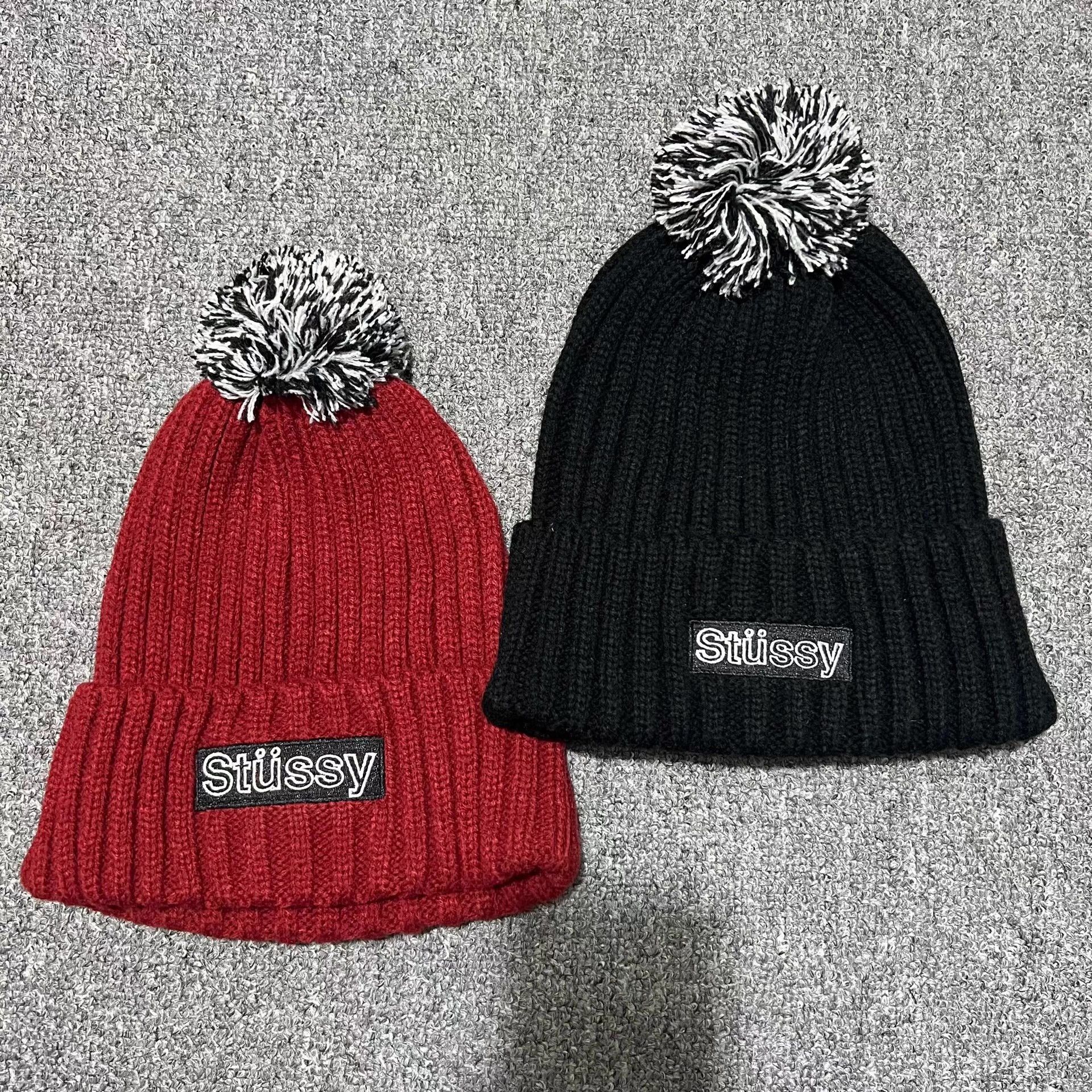 Stussy Stussy Embroidered Box Logo Knit Beanie Q7 Size ONE SIZE - 1 Thumbnail