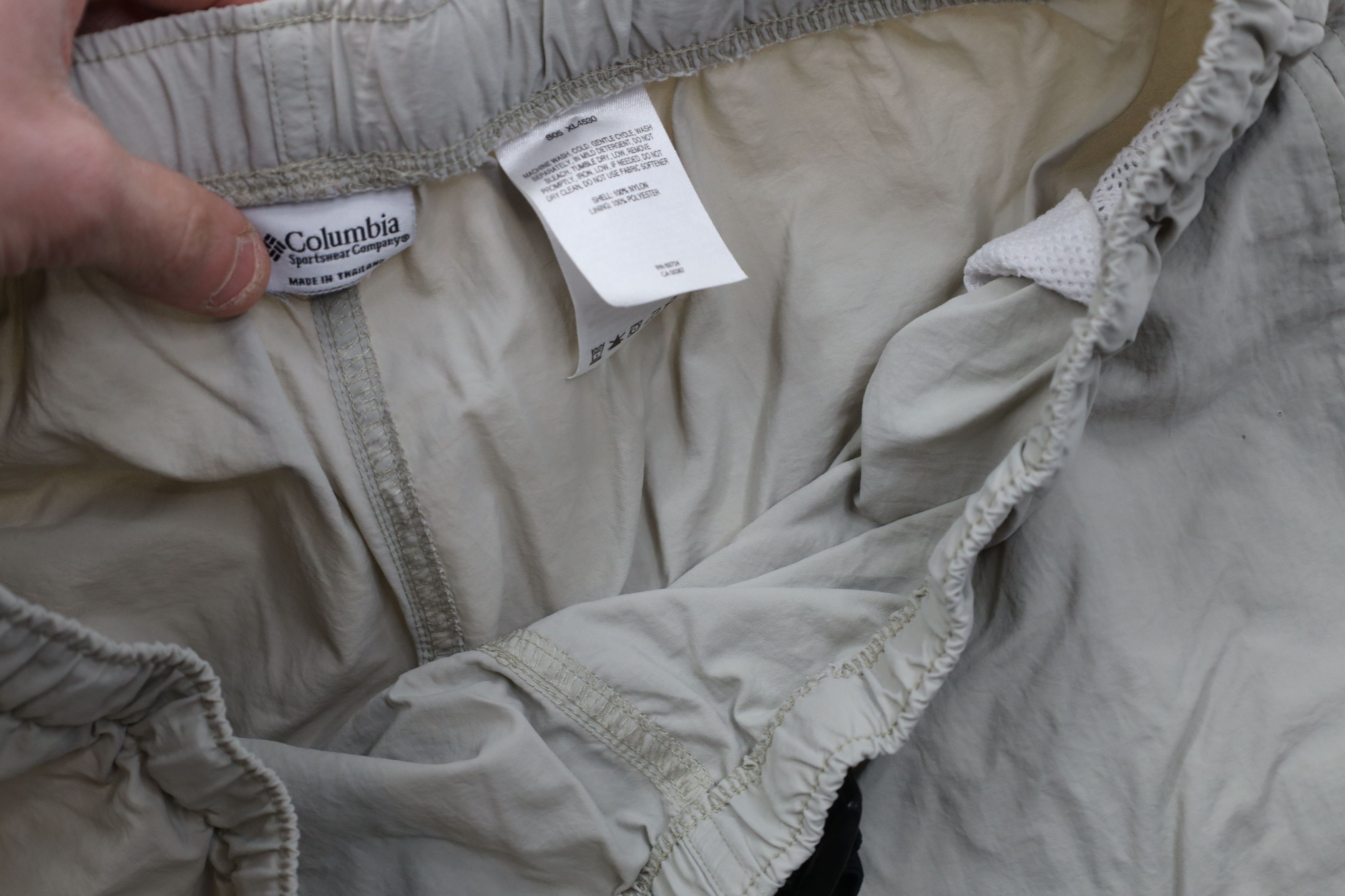 Columbia Vintage 90s Y2K Columbia Belted Above Knee Shorts Beige Size US 32 / EU 48 - 7 Thumbnail
