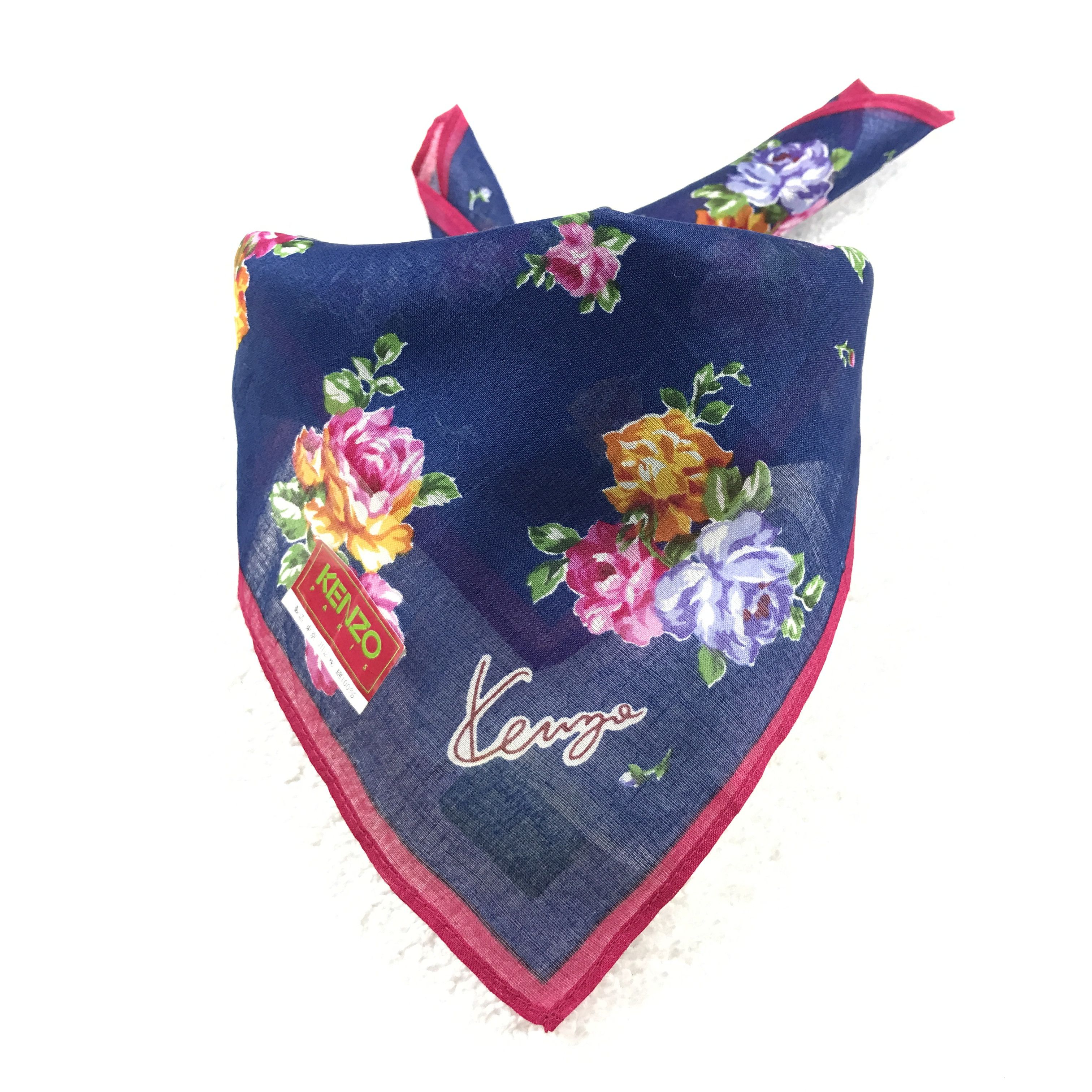 Japanese Brand × Kenzo × Vintage Vintage Kenzo Bandana Neckerchief Handkerchief Size ONE SIZE - 4 Thumbnail