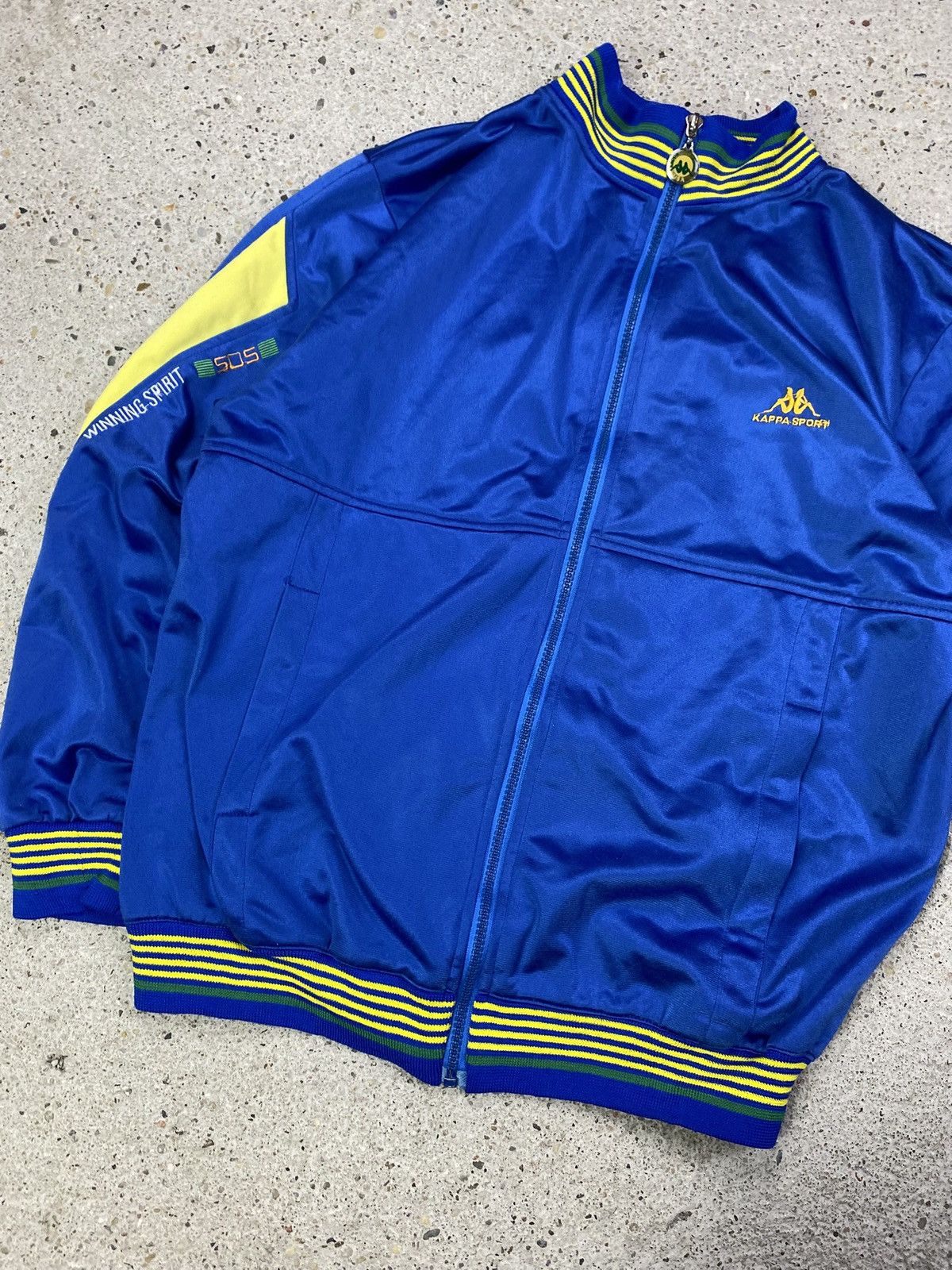 Kappa Kappa vintage trackjacket usa brasil sweatshirt sos Size US M / EU 48-50 / 2 - 7 Thumbnail