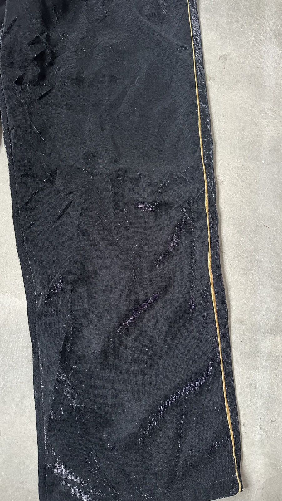 Japanese Brand DIA STAR BEAUTY BEAST SKULL POEMS REFLECTIVE PANT Size US 30 / EU 46 - 3 Thumbnail