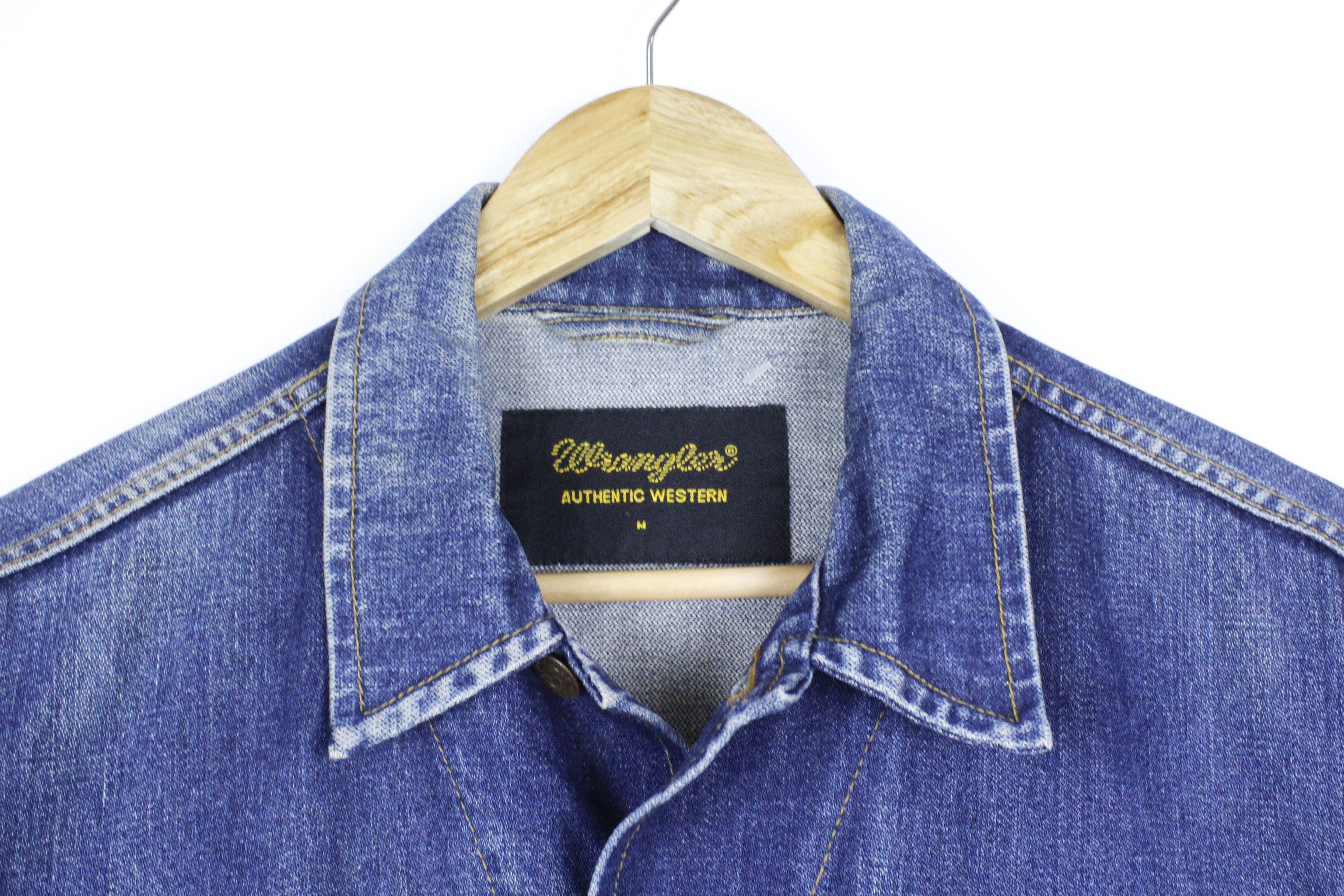 Wrangler Vintage 90s Wrangler Western Trucker Denim Jacket Size US M / EU 48-50 / 2 - 3 Thumbnail
