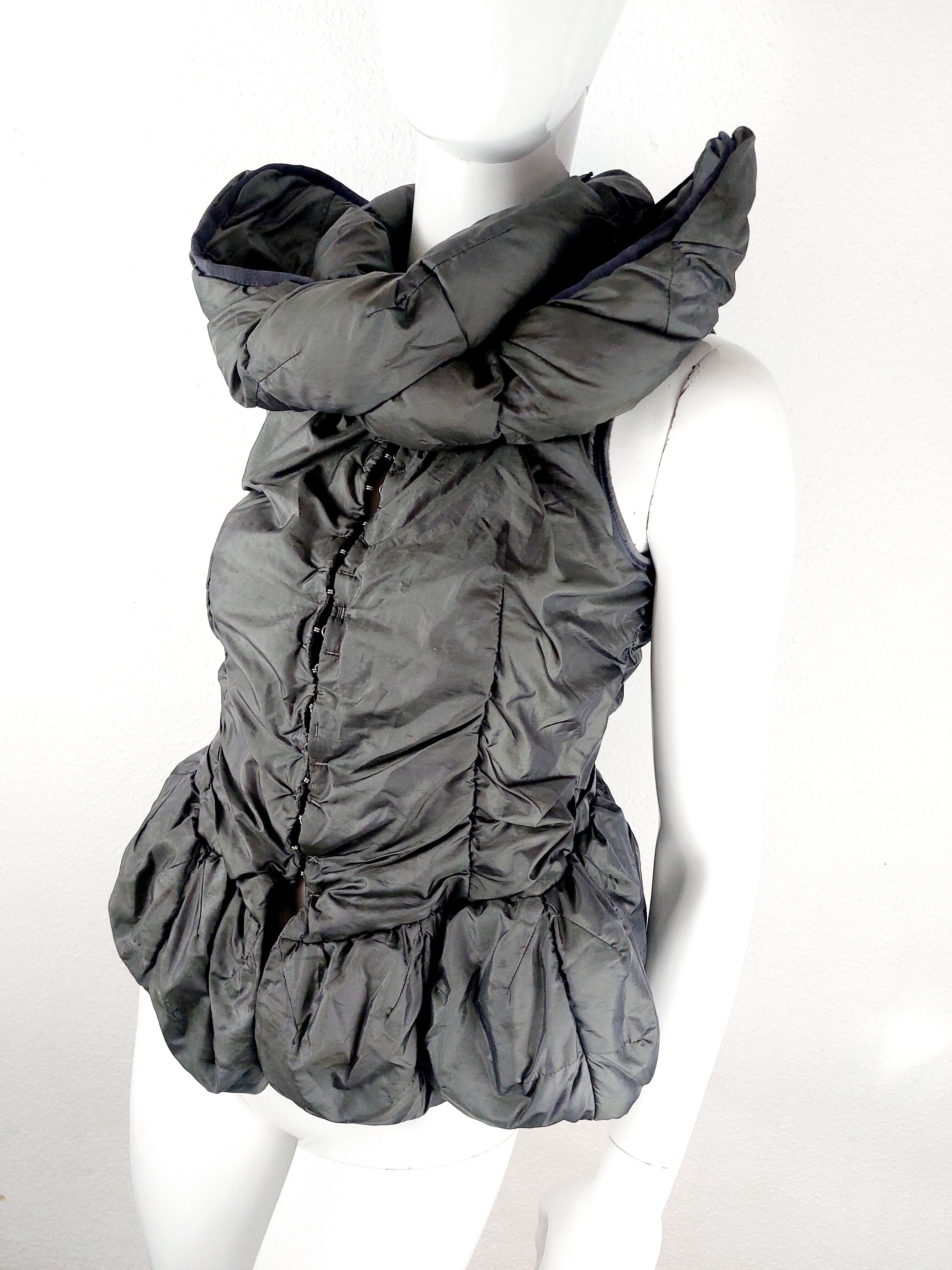 Marithe + Francois Girbaud Marithe + Francois Girbaud MFG Pokachu Vest Jacket Size S / US 4 / IT 40 - 5 Thumbnail