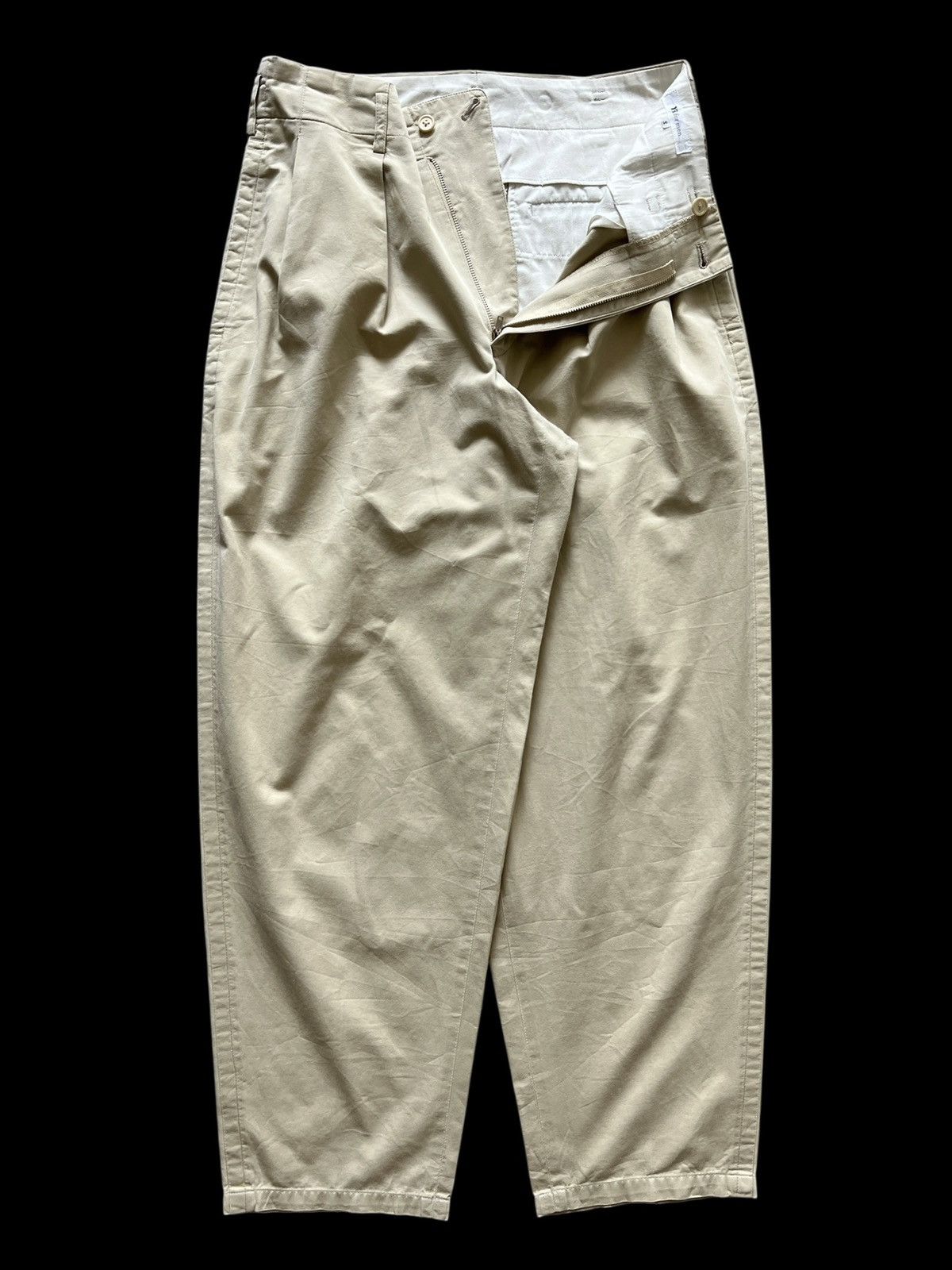 Y's for Men 1980s Y’s For Men Khaki Baloon Pants Size US 29 - 1 Thumbnail