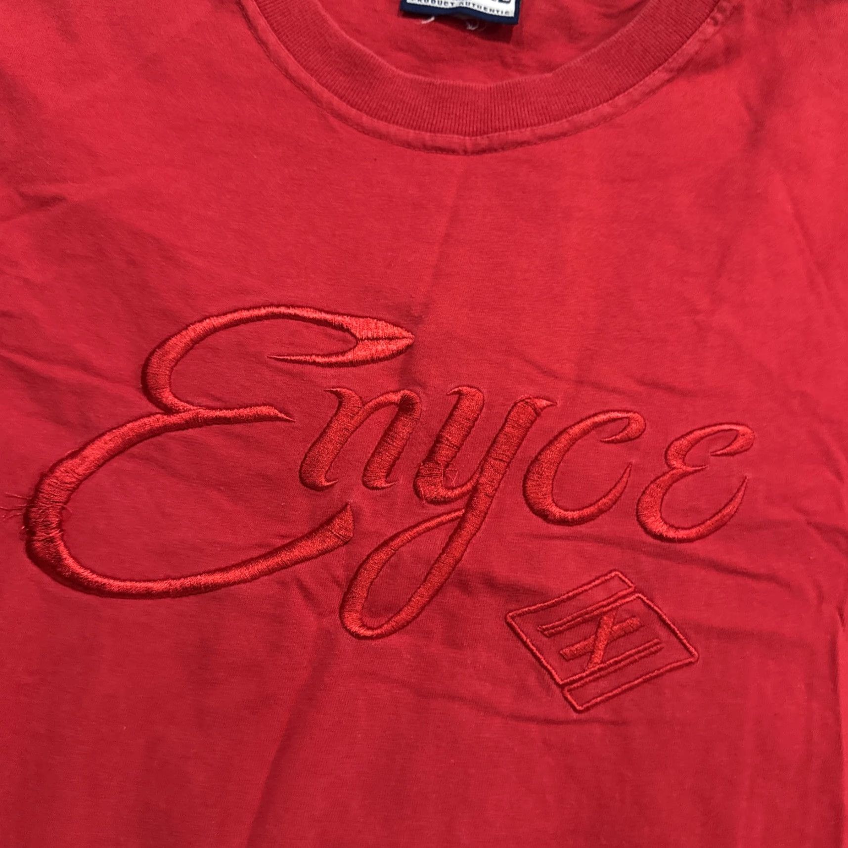 Enyce VINTAGE Enyce T-Shirt Hip Hop Red Short Sleeve XL Men Baggy 90s 00s Y2K Size US XL / EU 56 / 4 - 2 Thumbnail