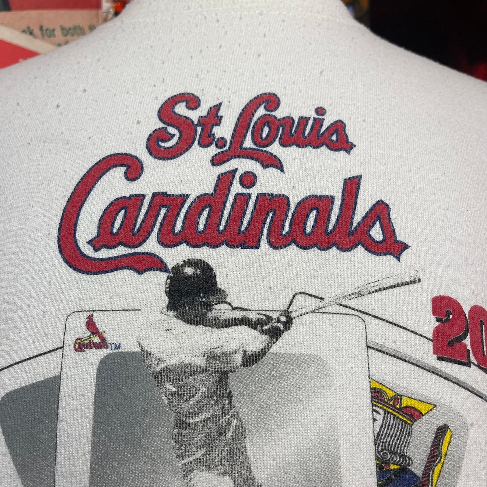 Vintage Vintage St. Louis Cardinals 2001 Wild Card NL MLB Crewneck Size US M / EU 48-50 / 2 - 2 Thumbnail