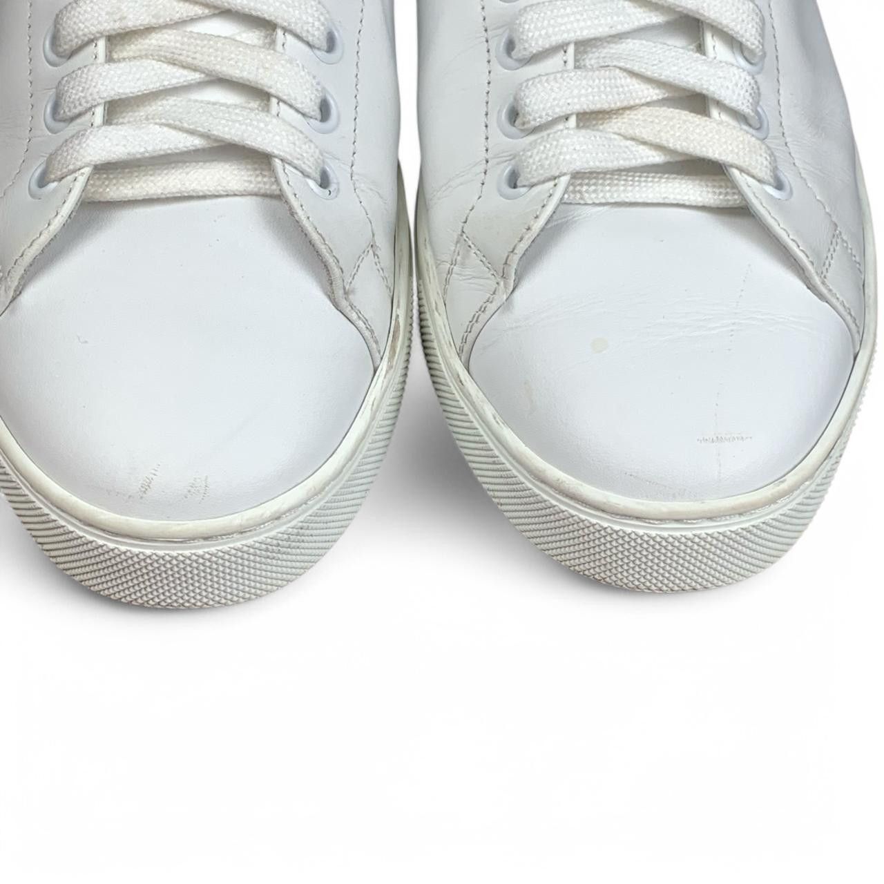 Burberry BURBERRY White Leather Sneakers Size US 10 / IT 40 - 6 Thumbnail