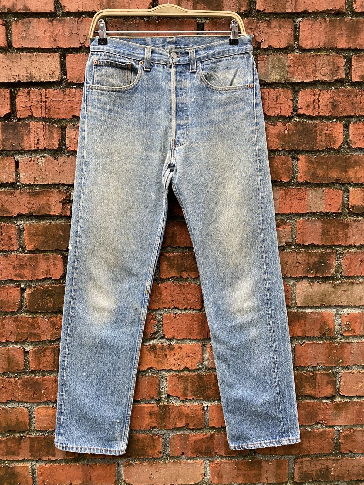 Levi's × Levi's Vintage Clothing × Vintage W31x31 vintage levi's 501 faded made in USA Size US 31 - 1 Thumbnail